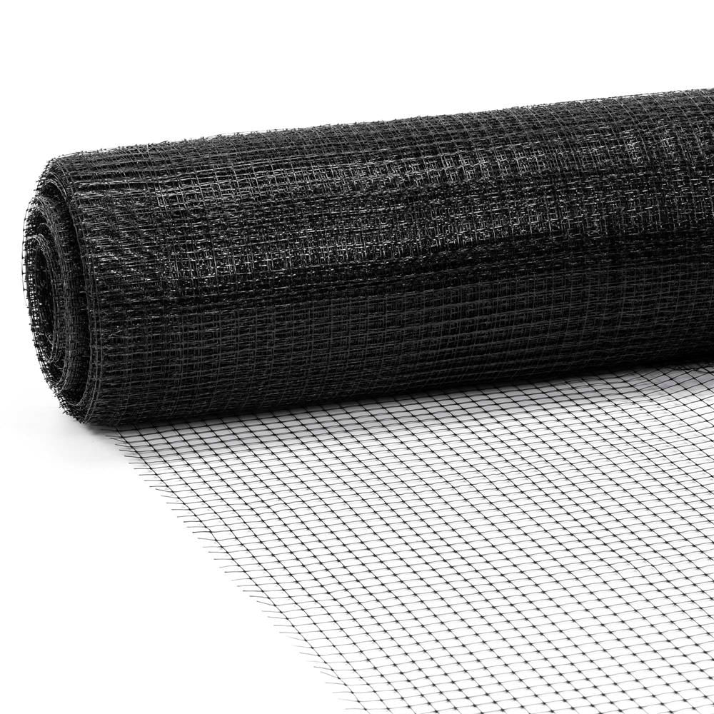 Plasa gradina anti daunatori si cartite, 45g/m2, 2x50 metri, ochiuri 16 mm, negru — imaginea 17