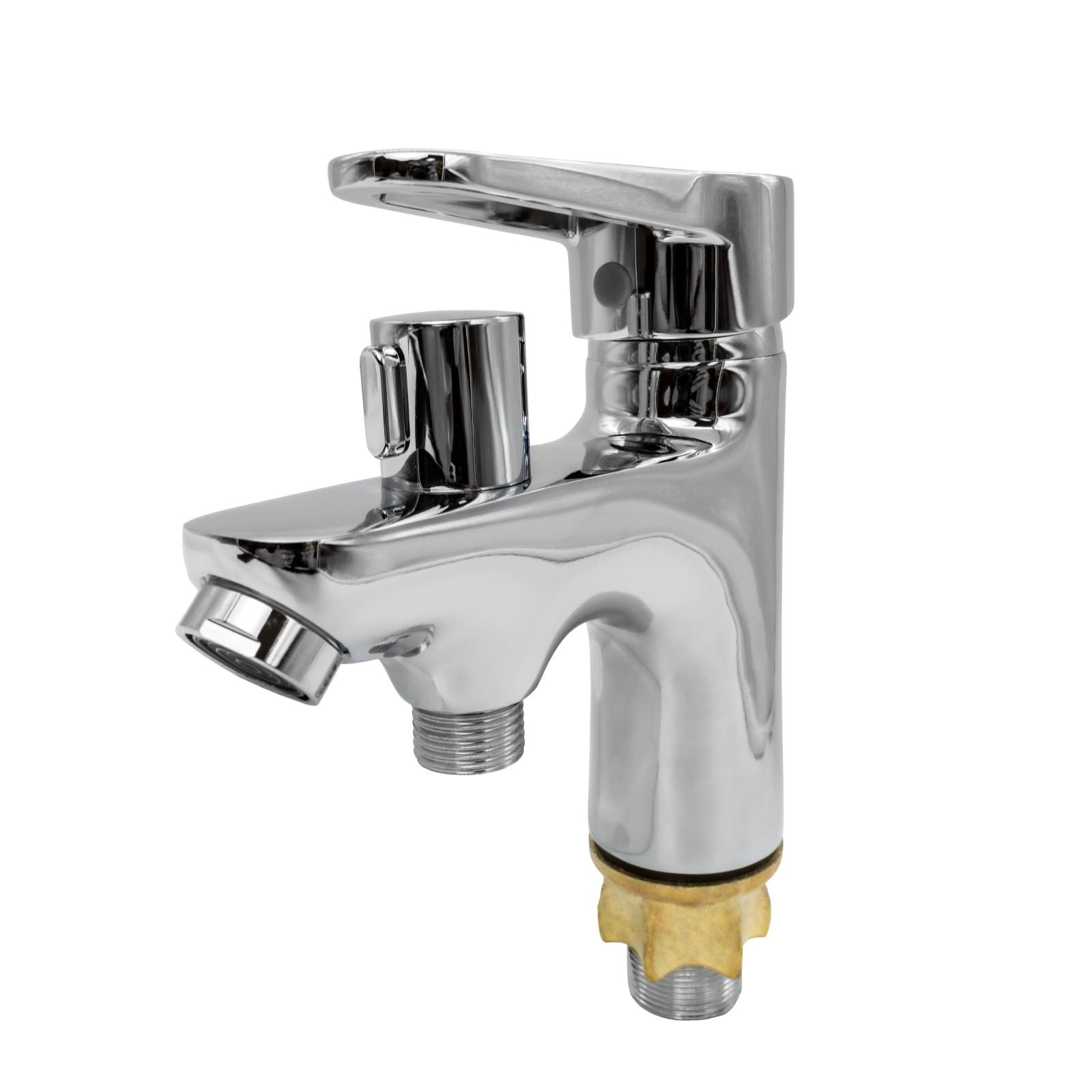 Baterie lavoar cu cap bideu, zinc, crom, FLOW FL 069-401ZC — imaginea 2