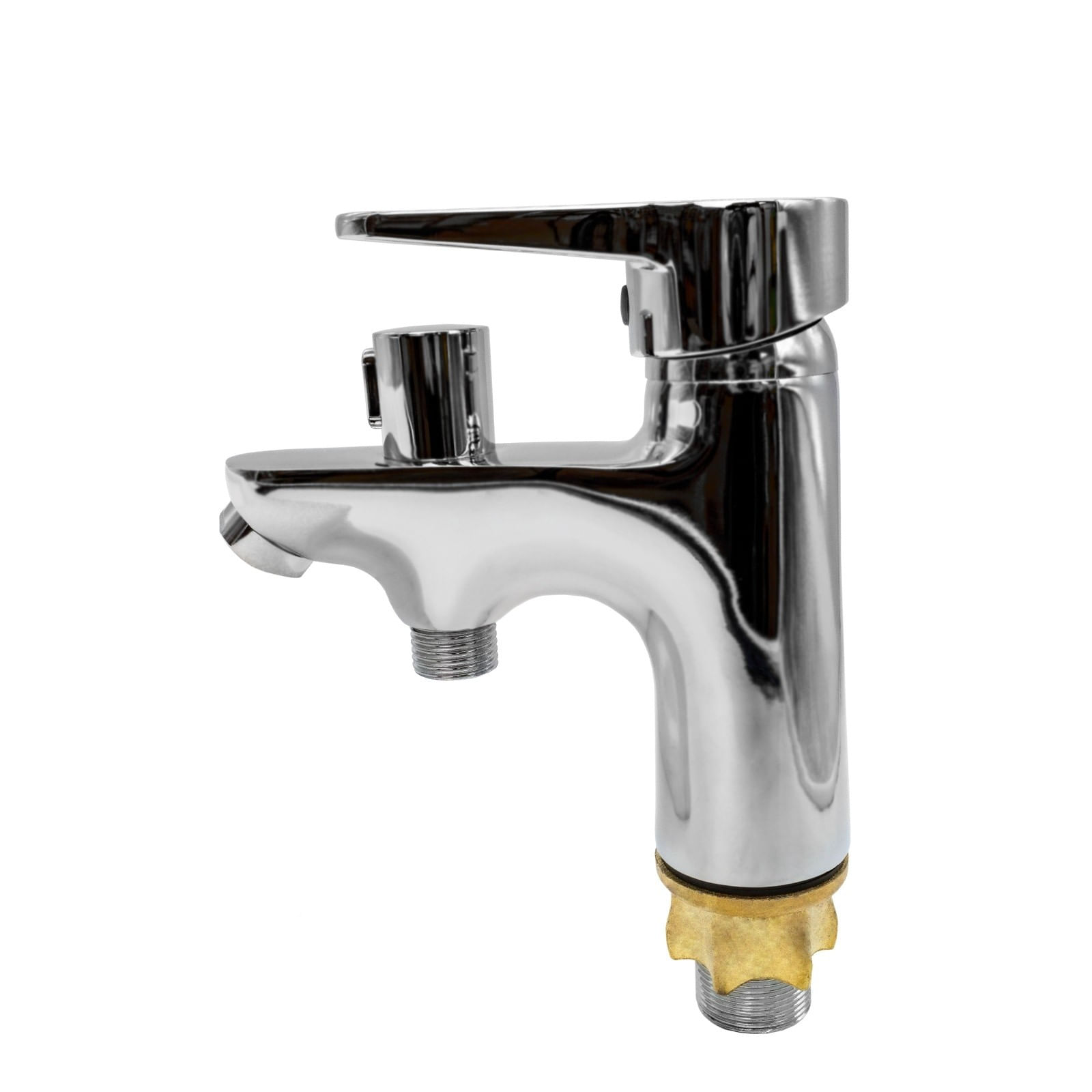 Baterie lavoar cu cap bideu, zinc, crom, FLOW FL 069-401ZC — imaginea 3