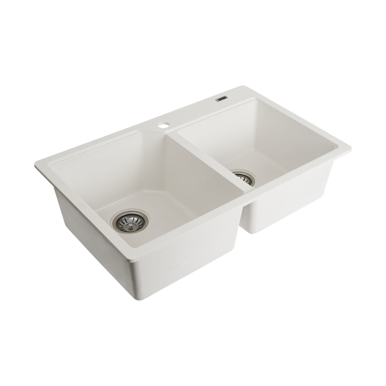 Chiuveta de bucatarie Elefant Premium Harmony , Alb, 775x495/420 mm — imaginea 3