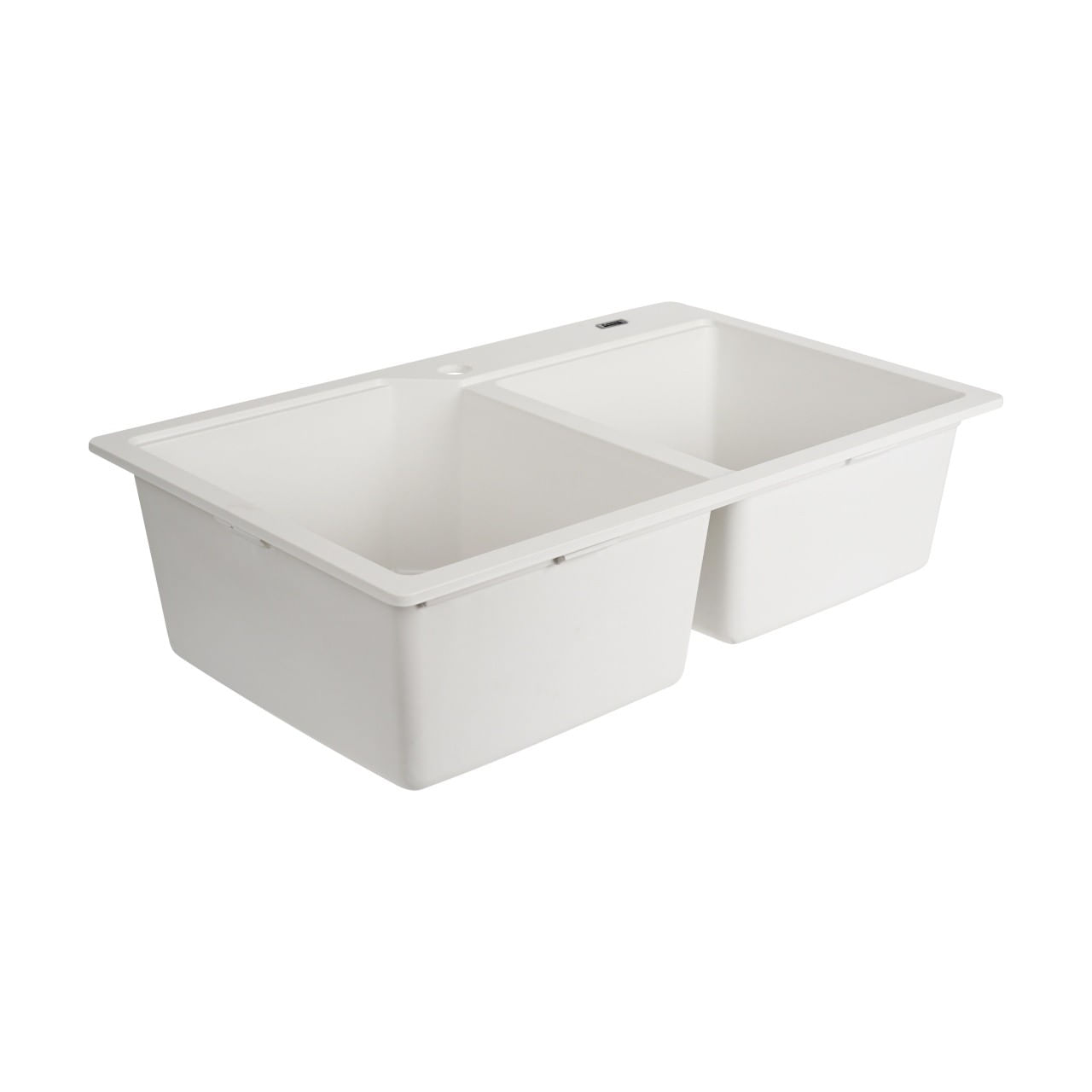 Chiuveta de bucatarie Elefant Premium Harmony , Alb, 775x495/420 mm — imaginea 4