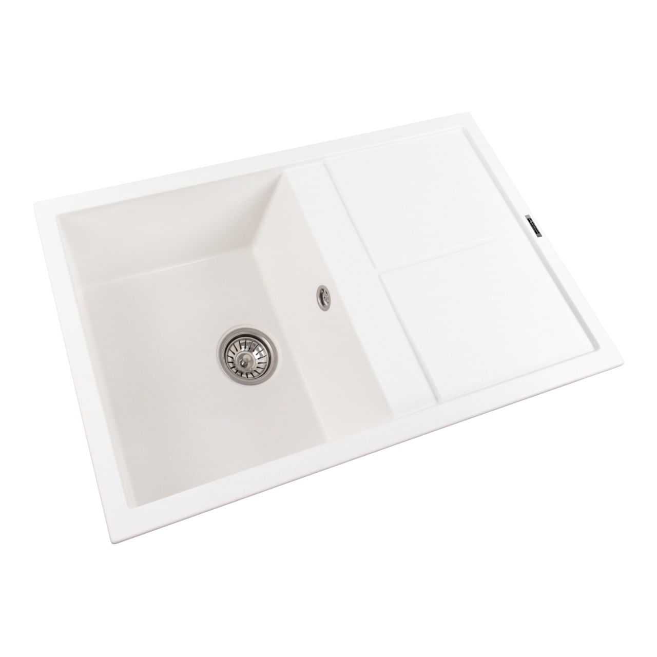 Chiuveta de bucatarie Elefant Premium Selena Alb 785x495mm — imaginea 2