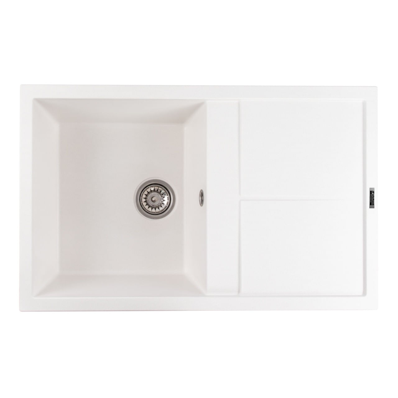Chiuveta de bucatarie Elefant Premium Selena Alb 785x495mm — imaginea 6