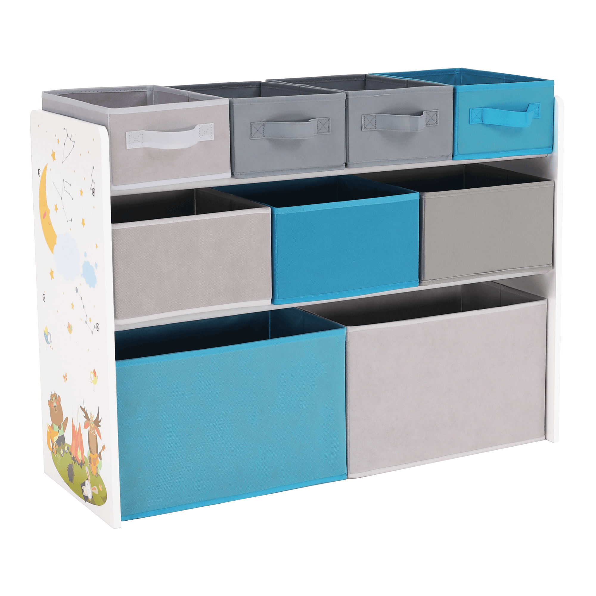 Organizator / raft pentru jucarii, multicolor / model, DARLING TYPE 2