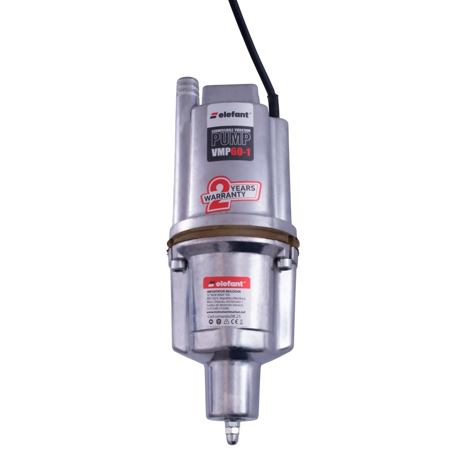 Pompa submersibila cu vibratii ELEFANT VMP60-1, 280W, 18 l/min, inaltime refulare 70 m — imaginea 5