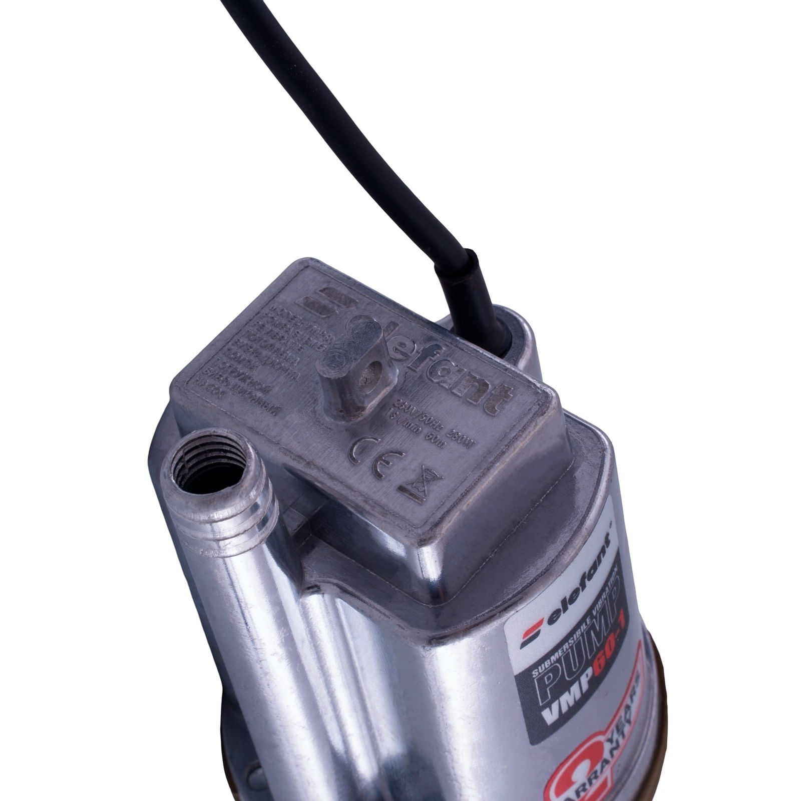Pompa submersibila cu vibratii ELEFANT VMP60-1, 280W, 18 l/min, inaltime refulare 70 m — imaginea 6