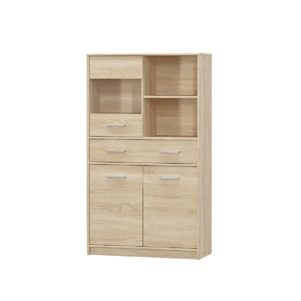Vitrina 2D1W1S/80, stejar sonoma, TEYO