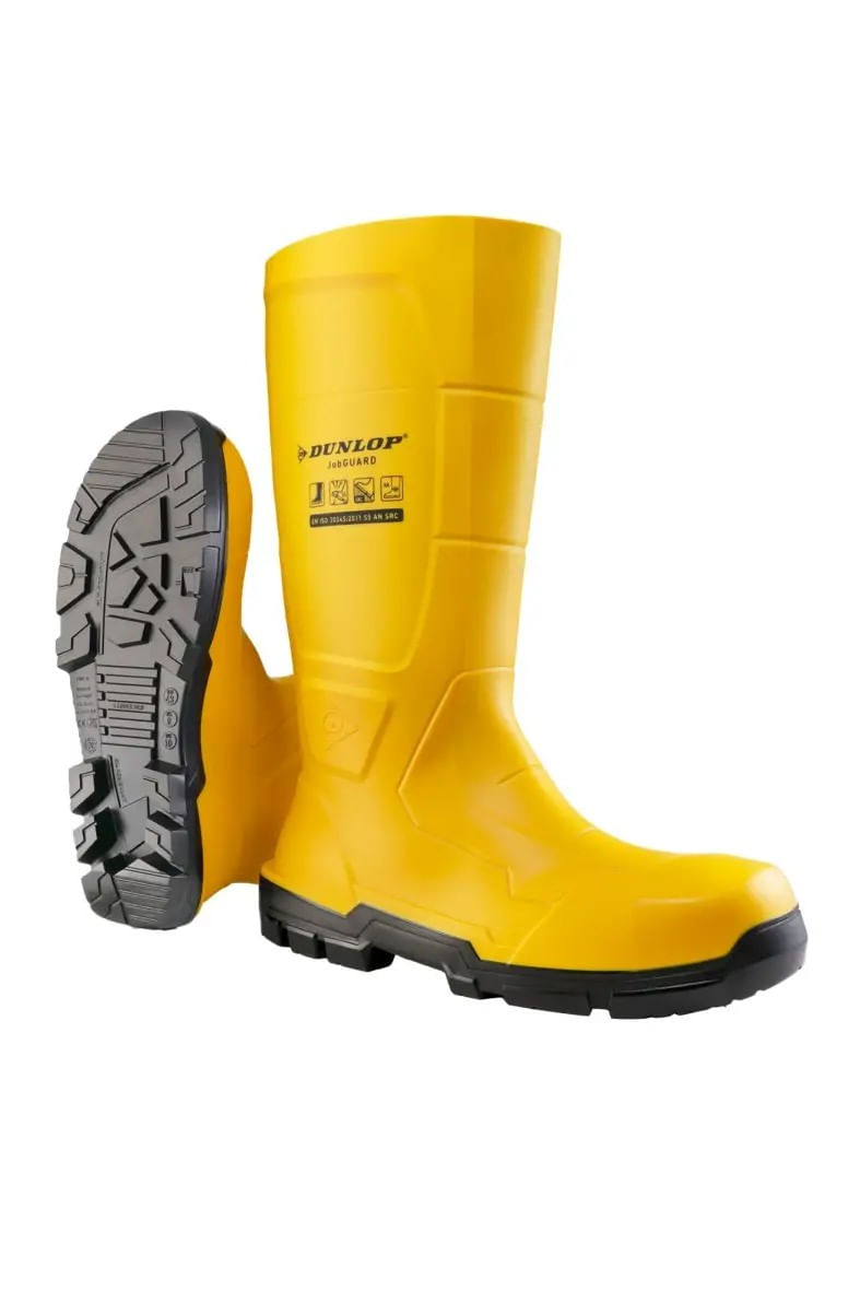 Cizme de lucru S5 Dunlop JobGuard Full Safety galben NA2JF01 – Bombeu otel, talpa SRC Galben 43 — imaginea 2