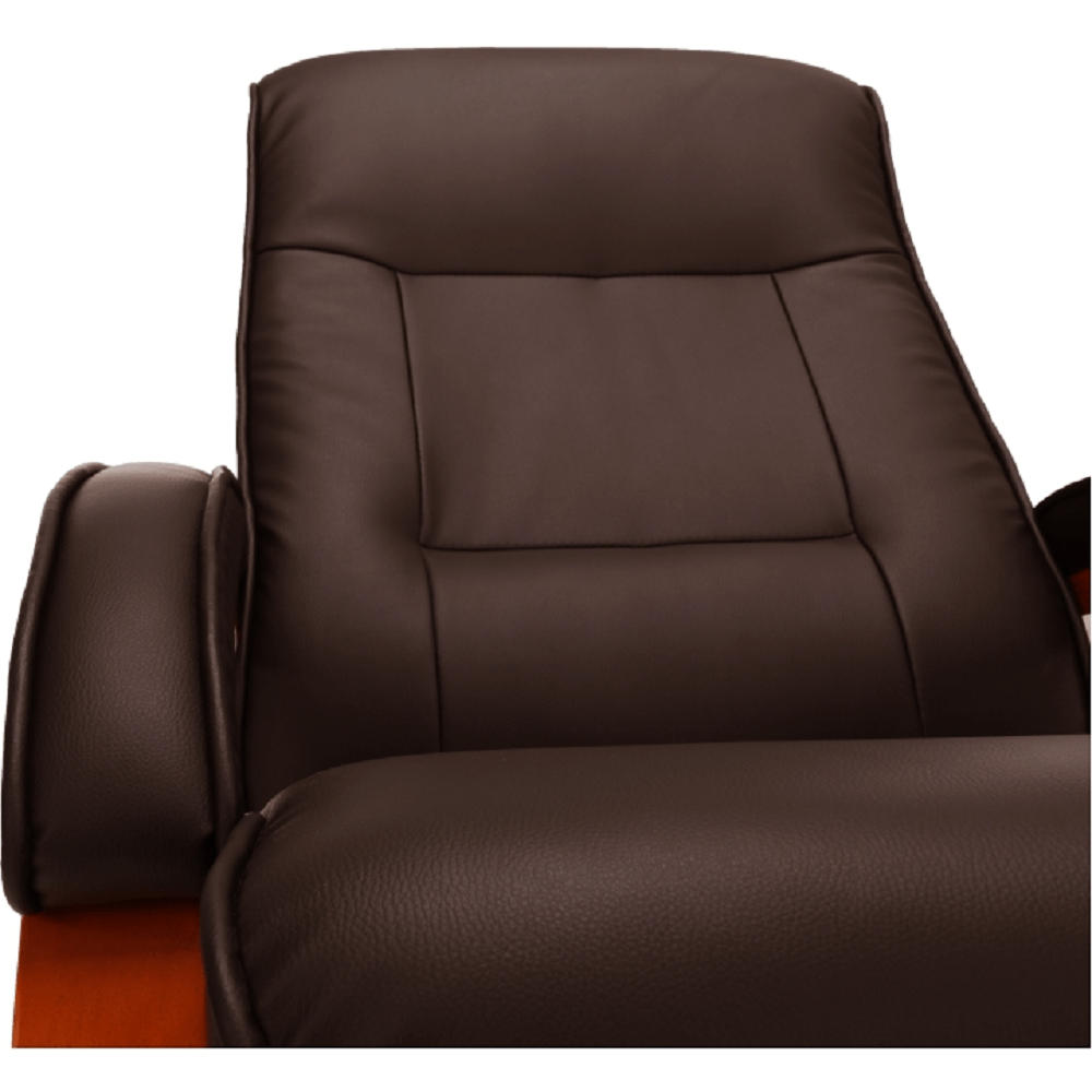 Scaun relaxant reglabil, maro inchis, RYAN — imaginea 2