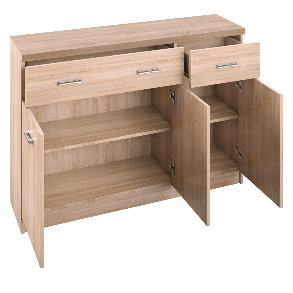 Comoda 3D2S, stejar Sonoma, TOPTY TIP 23 — imaginea 2