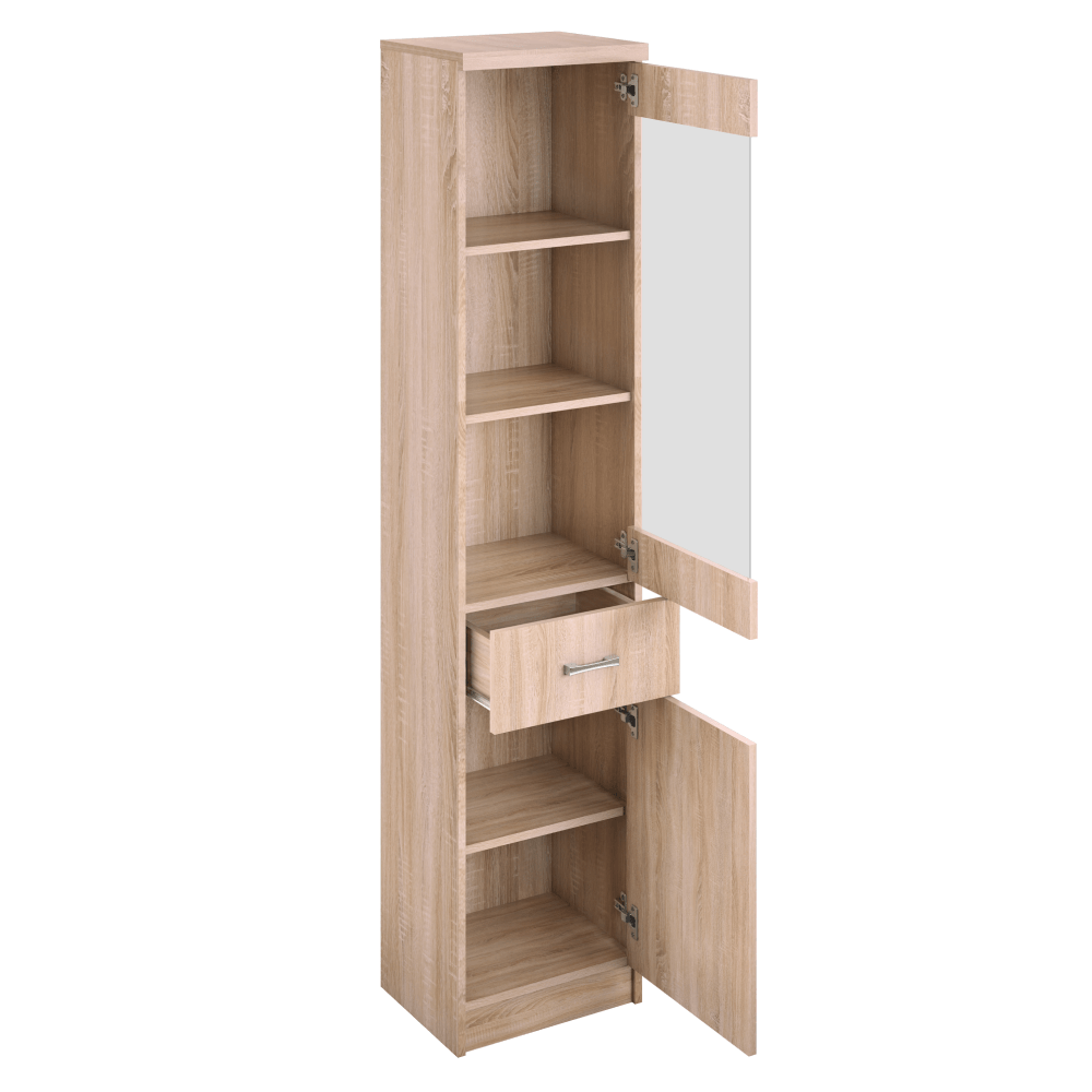 Vitrina 1D1W1S, stejar Sonoma, universal, TOPTY TIP 32 — imaginea 2