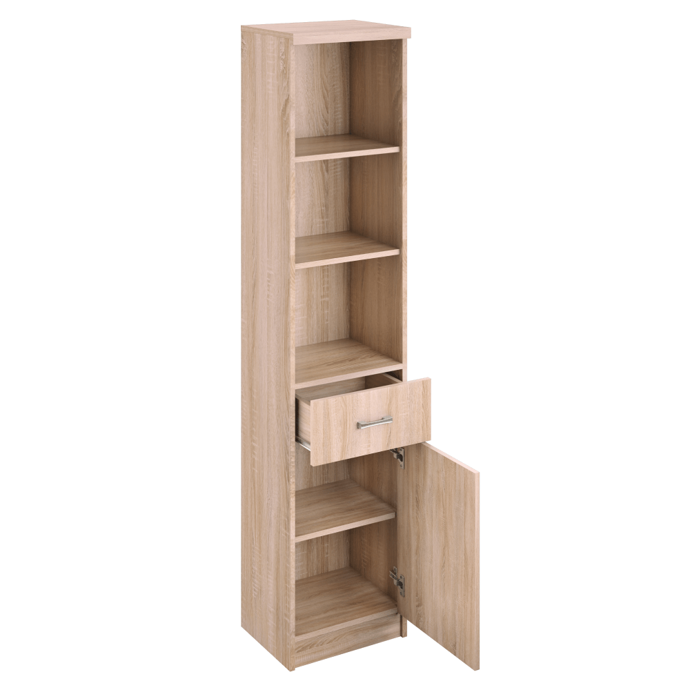 Dulap cu rafturi deschise 1D1S, stejar sonoma, universal, TOPTY TIP 33 — imaginea 2