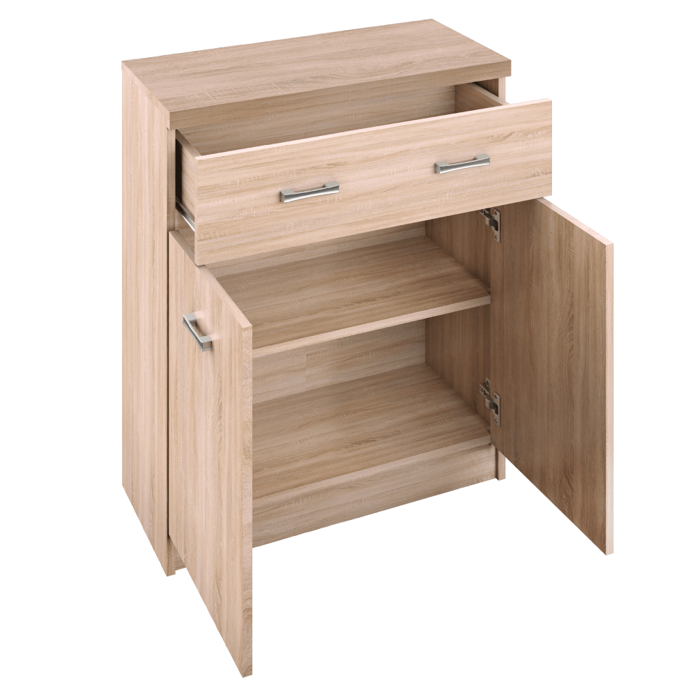 Comoda 2D1S/60, stejar Sonoma, TOPTY TIP 42 — imaginea 2