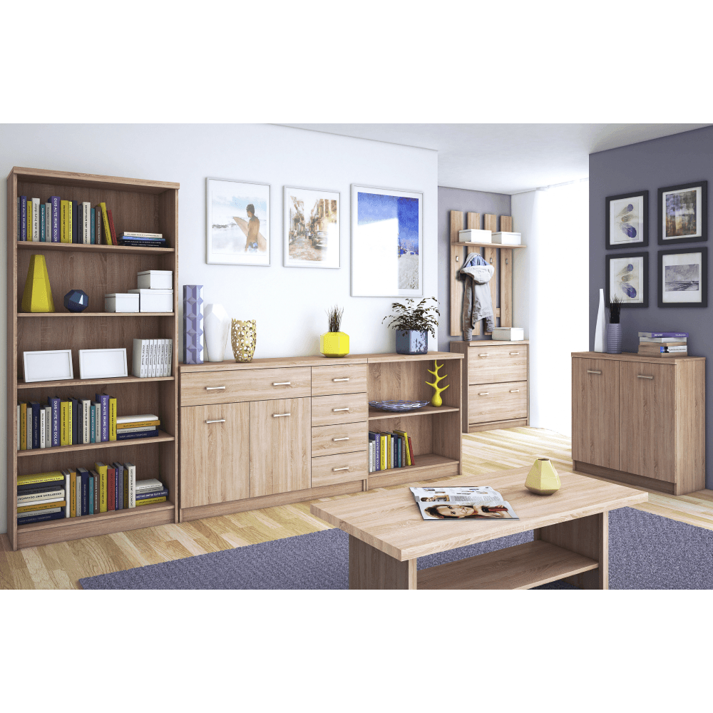 Comoda 2D5S, stejar Sonoma, TOPTY TIP 22 — imaginea 3