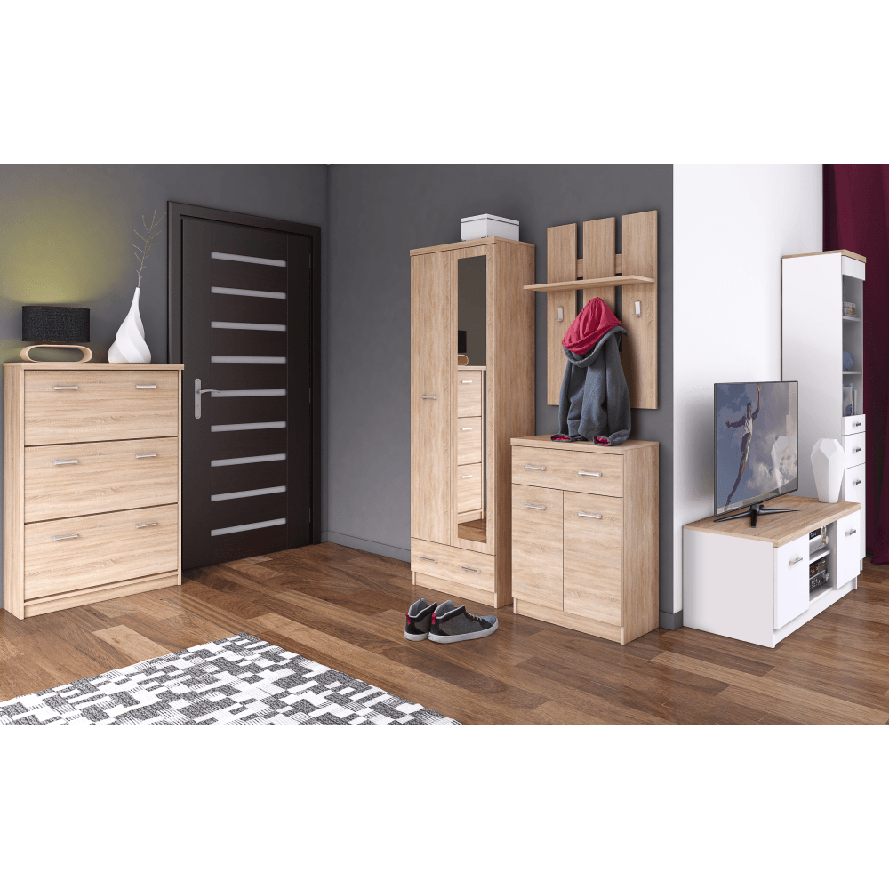 Comoda 2D1S, stejar Sonoma, TOPTY TIP 19 — imaginea 2