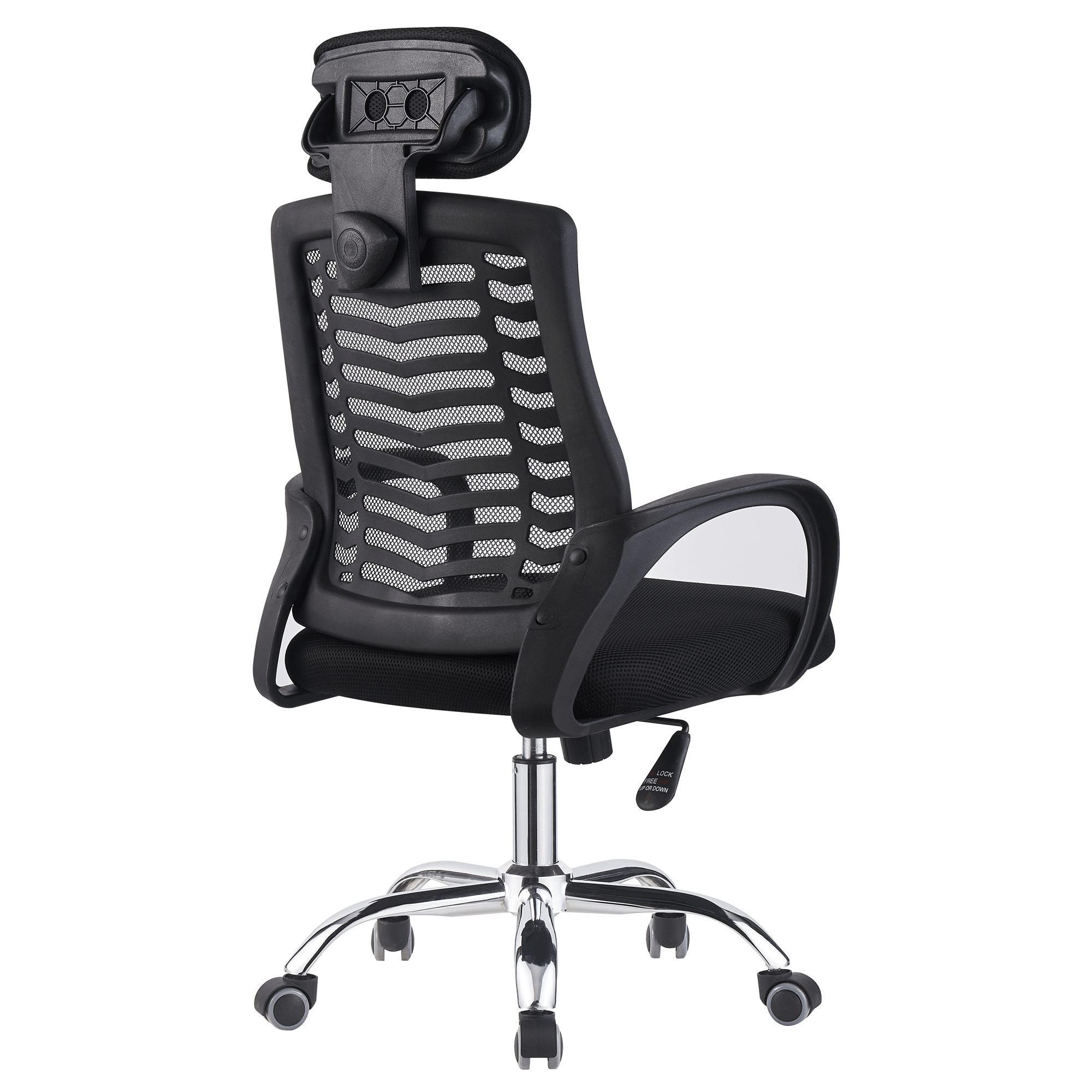 Scaun de birou, negru, IMELA NEW TYP 1 — imaginea 2