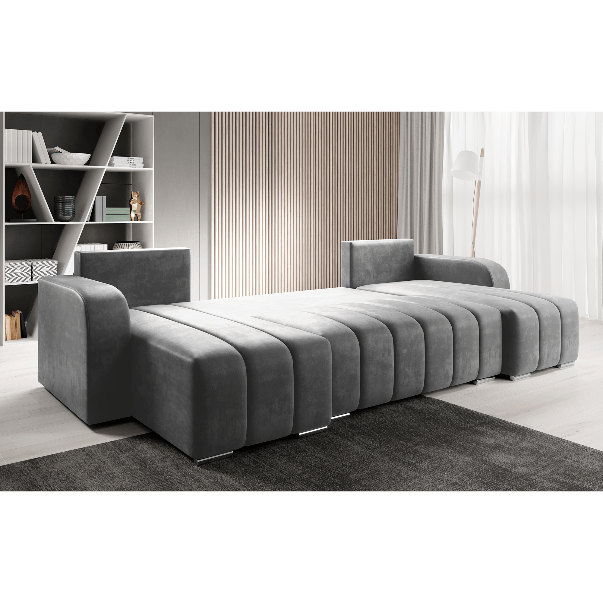 Set universal canapea, culoare gri, PORIMA U — imaginea 2