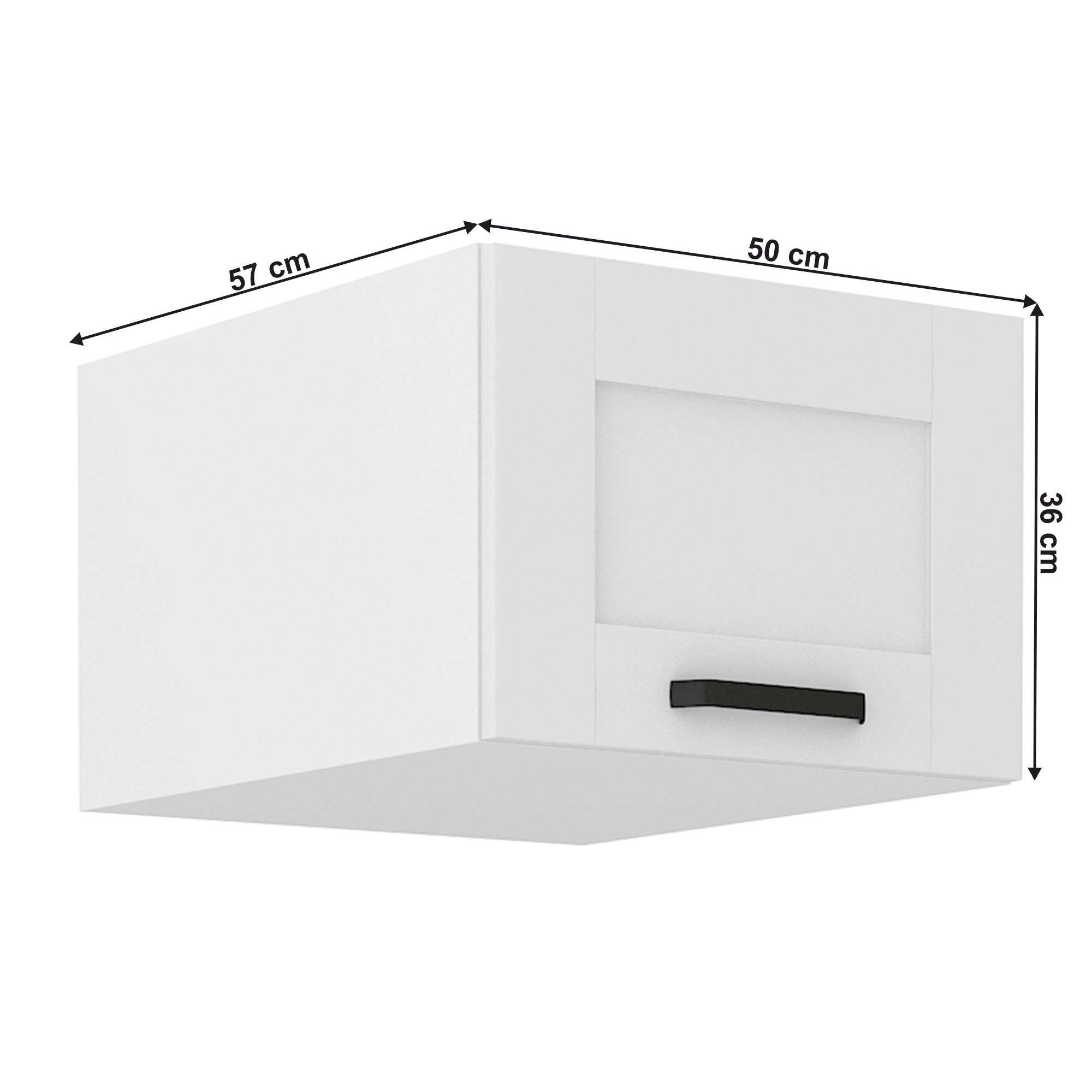 Dulap superior, alb, LULA 50 NAGU-36 1F — imaginea 11