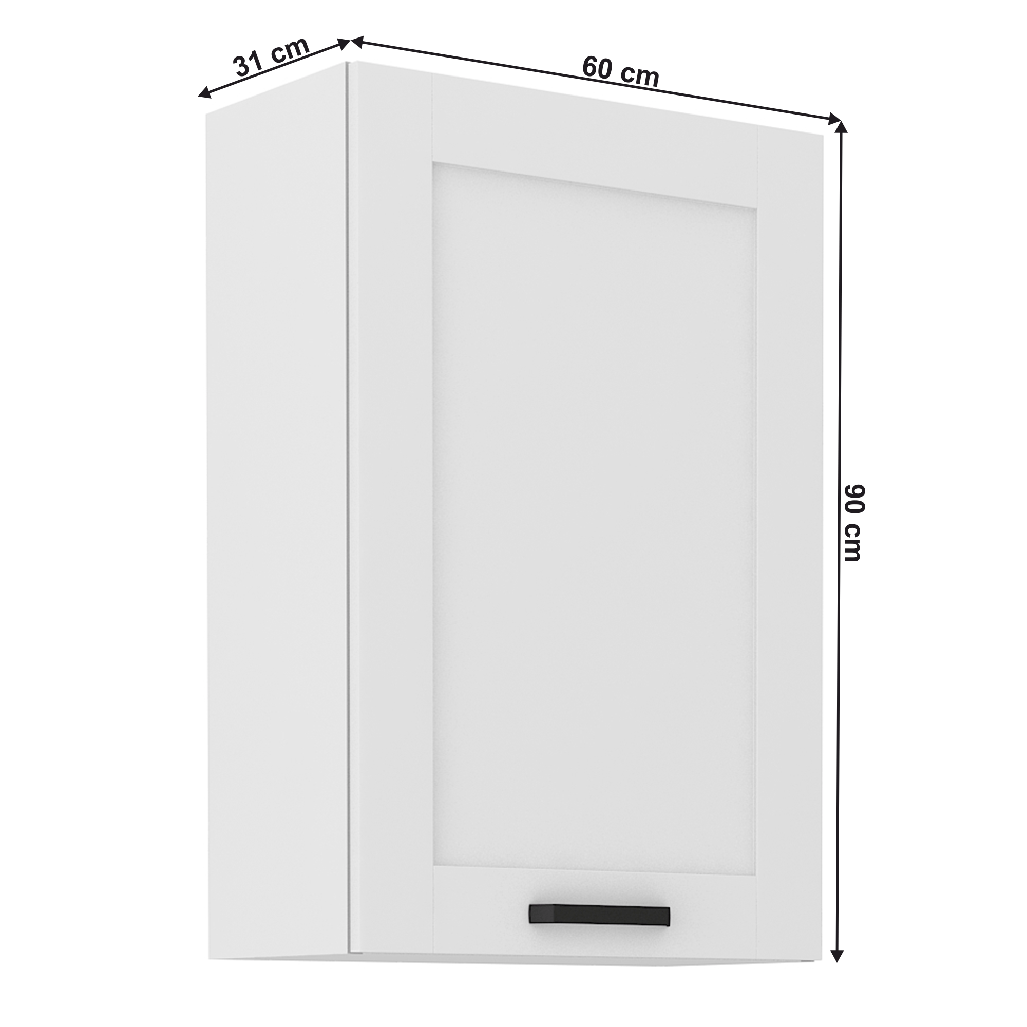 Dulap superior, alb, LULA 60 G-90 1F — imaginea 10