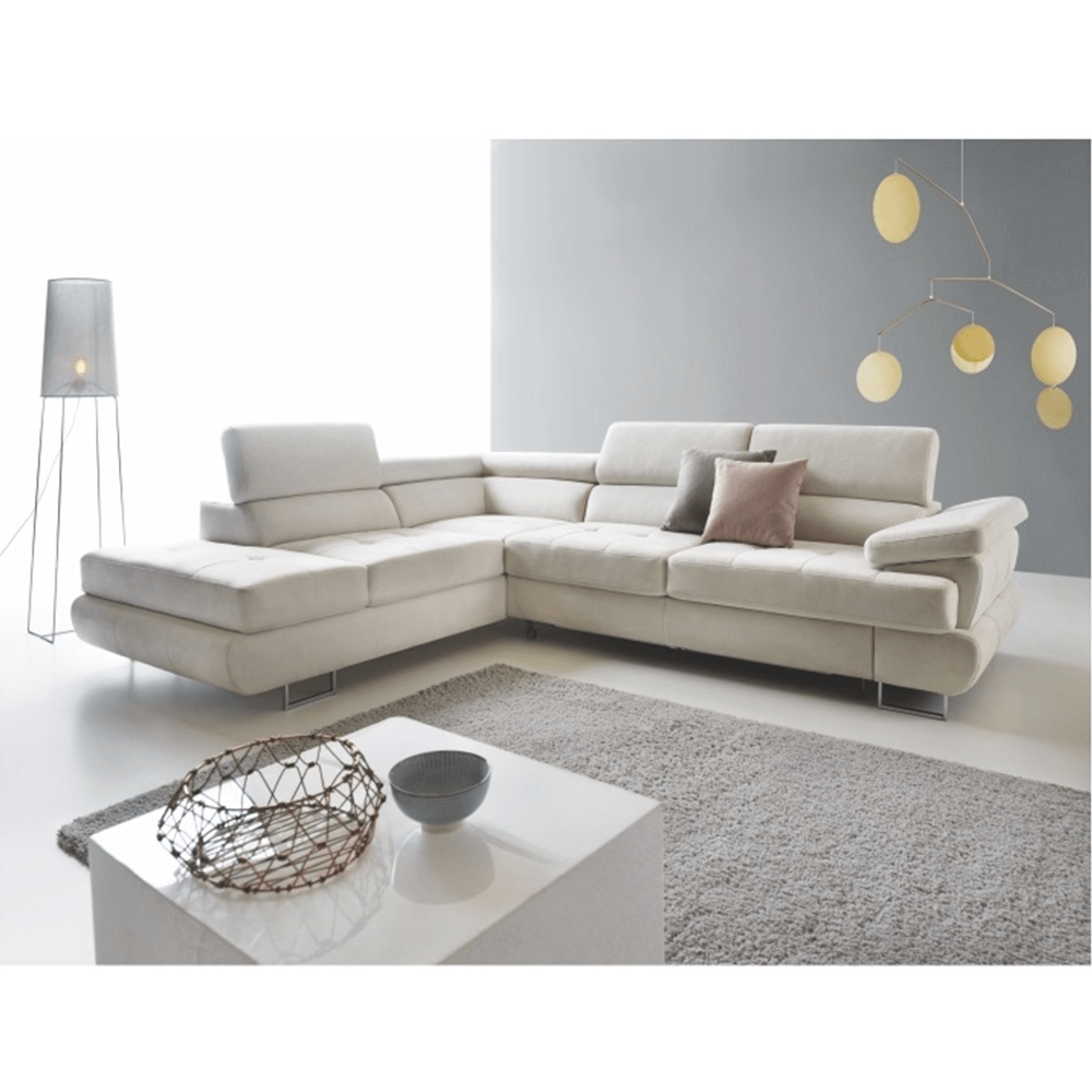 Set canapea, gri deschis, material textil, stanga, BUTON P — imaginea 5