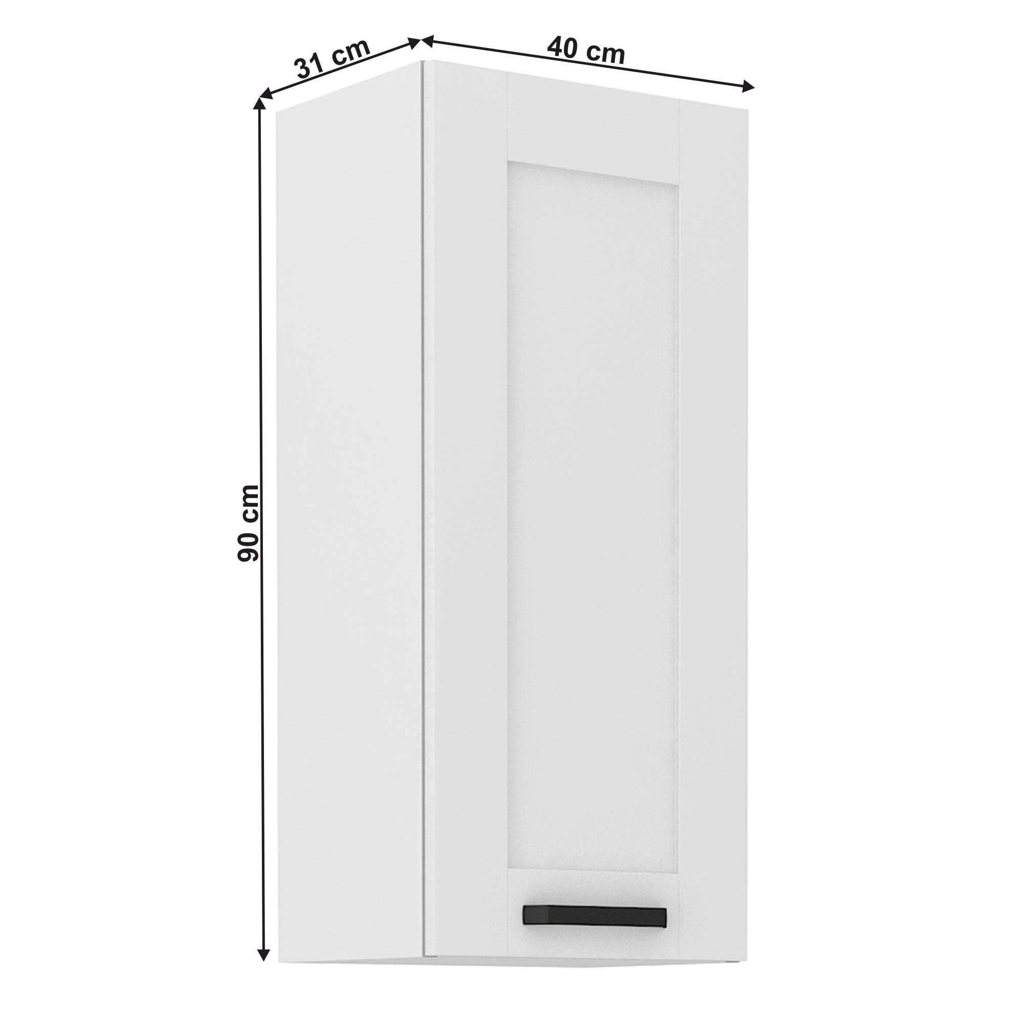 Dulap superior, alb, LULA 40 G-90 1F — imaginea 10