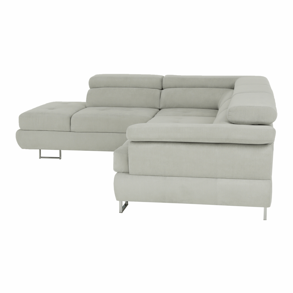 Set canapea, gri deschis, material textil, stanga, BUTON P — imaginea 8