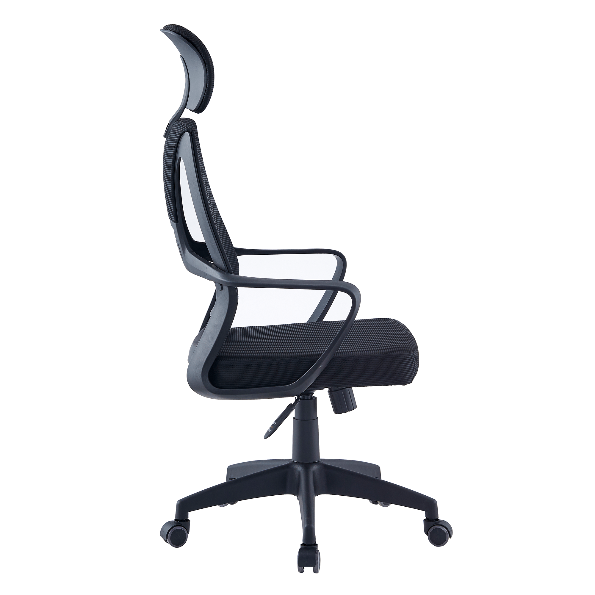 Fotoliu de birou, material negru, TAXIS NEW — imaginea 3