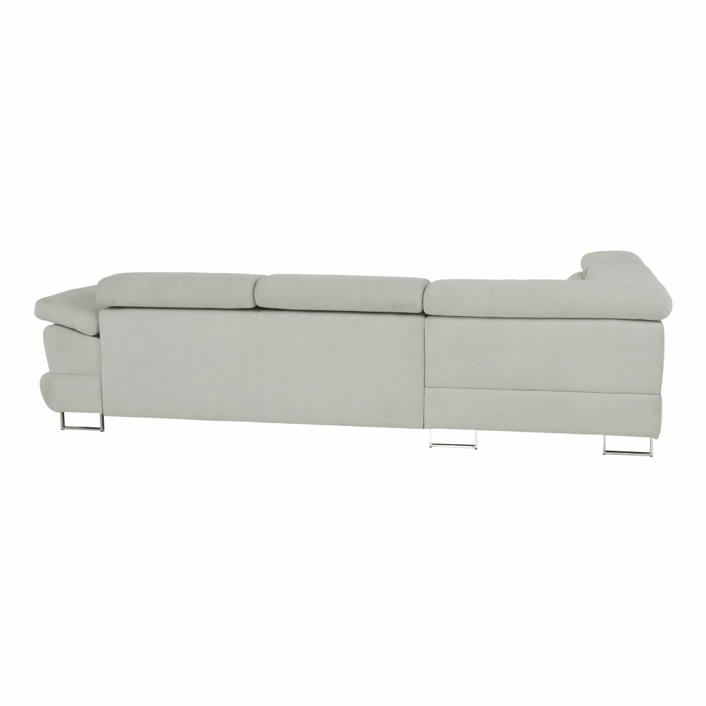 Set canapea, gri deschis, material textil, stanga, BUTON P — imaginea 9