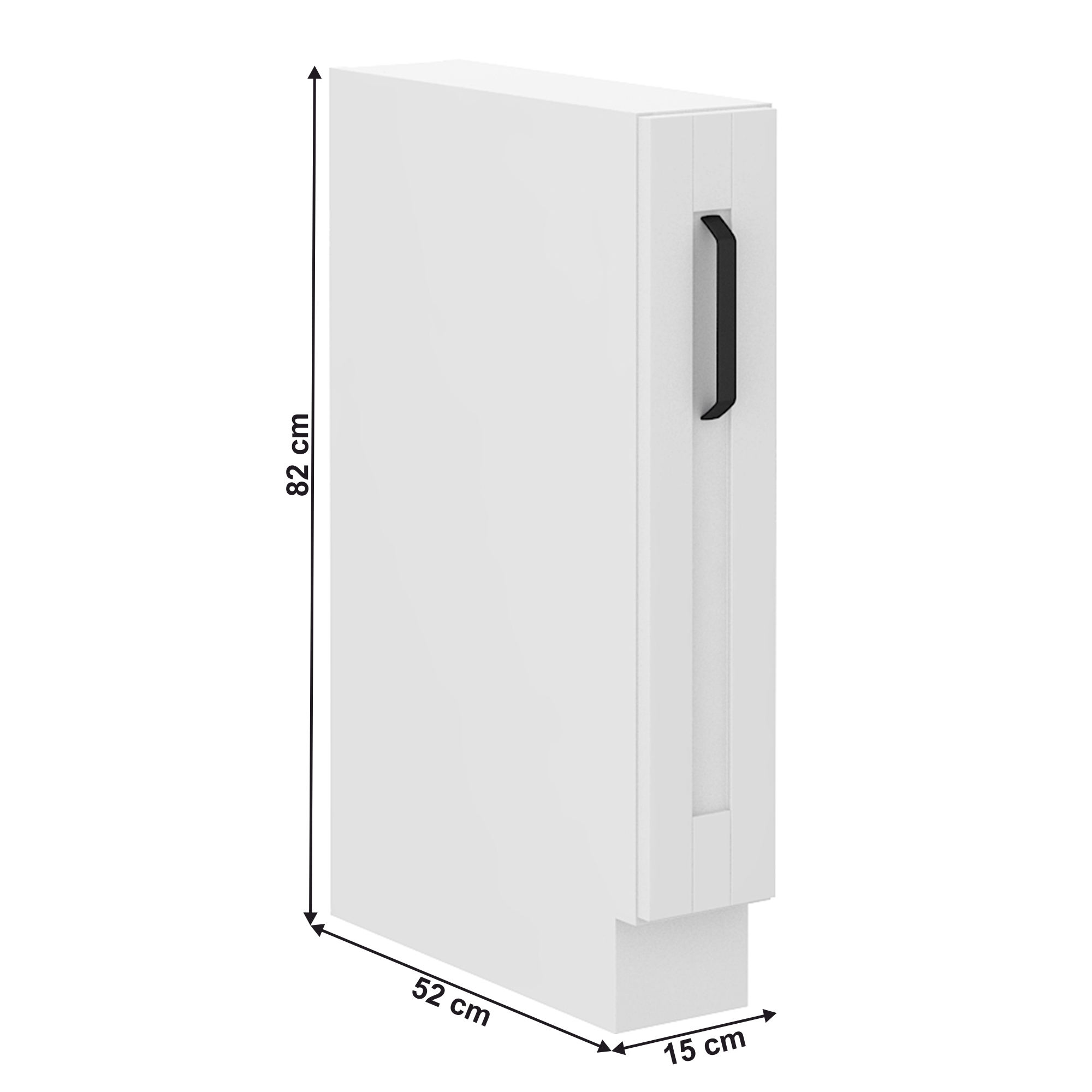 Dulap inferior cu cos glisant, alb, LULA D15 CARGO — imaginea 15
