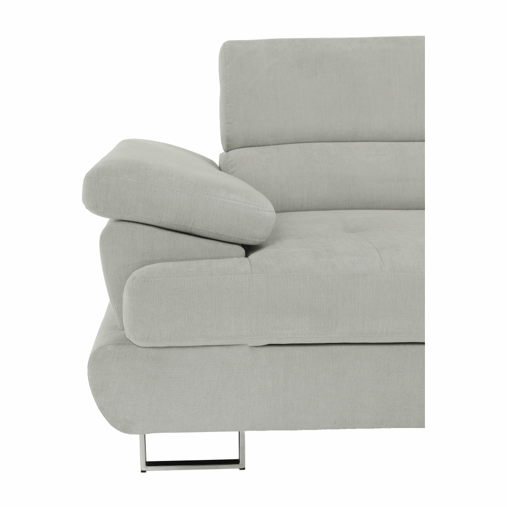 Set canapea, gri deschis, material textil, dreapta, BUTON P — imaginea 8