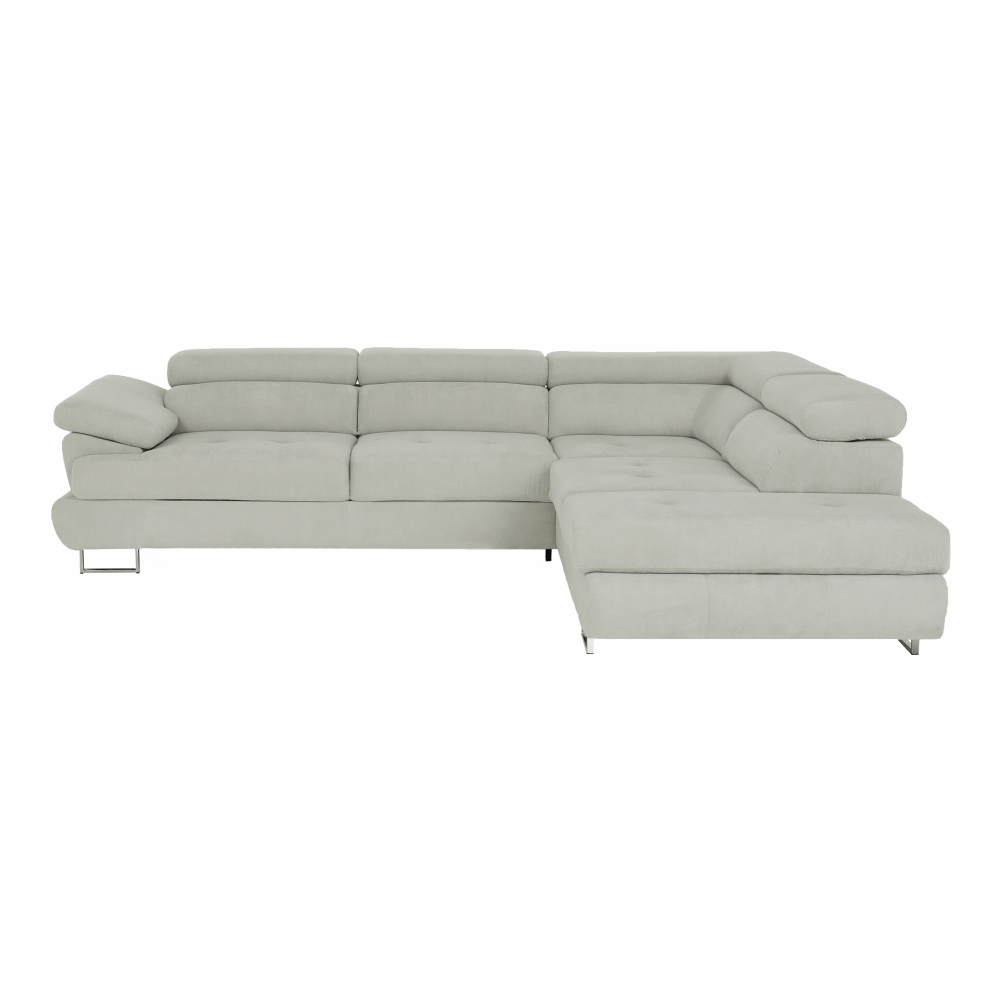 Set canapea, gri deschis, material textil, dreapta, BUTON P — imaginea 9