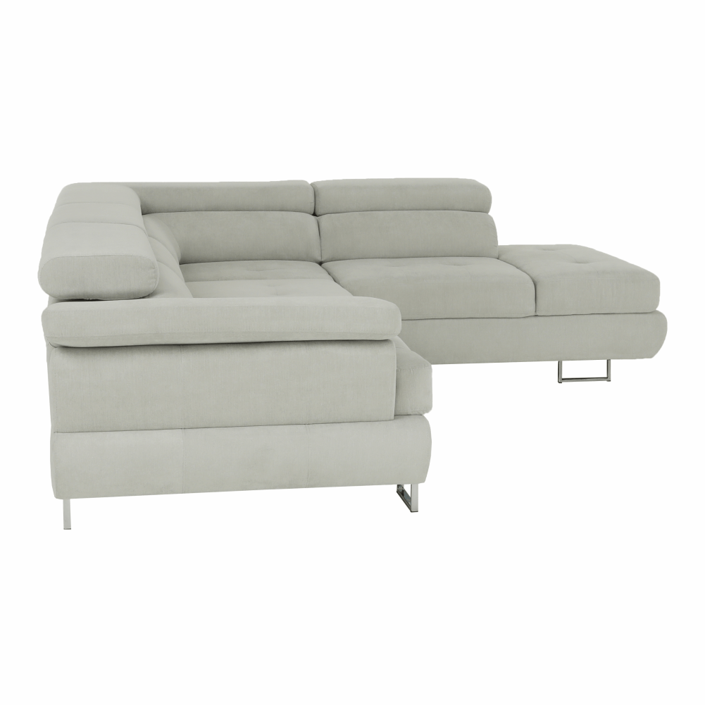 Set canapea, gri deschis, material textil, dreapta, BUTON P — imaginea 10