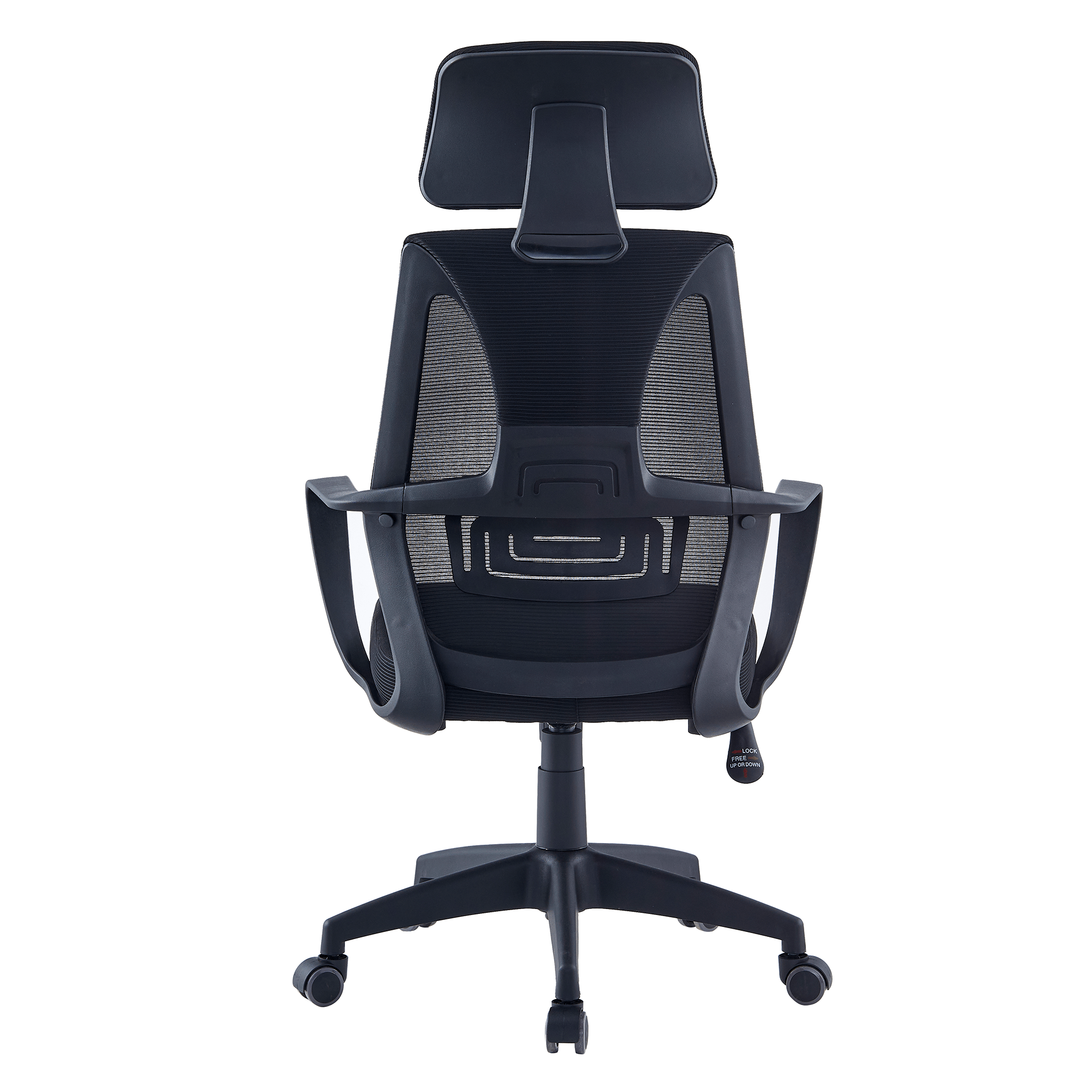 Fotoliu de birou, material negru, TAXIS NEW — imaginea 5
