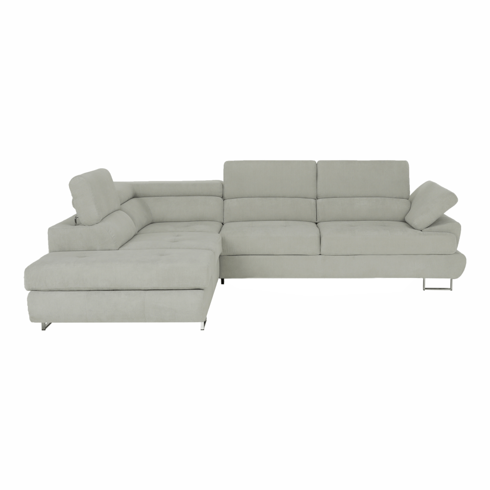 Set canapea, gri deschis, material textil, stanga, BUTON P — imaginea 12