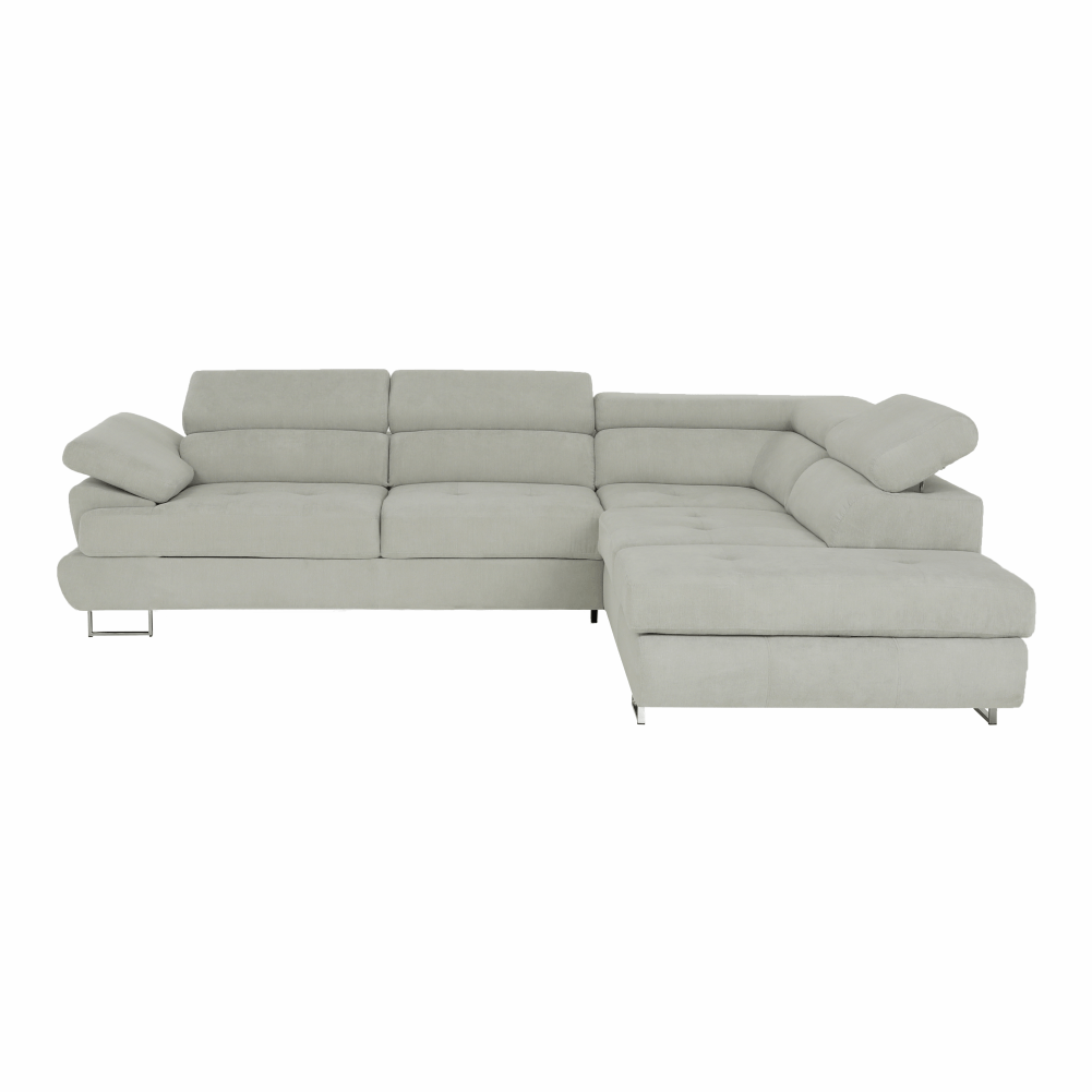 Set canapea, gri deschis, material textil, dreapta, BUTON P — imaginea 13