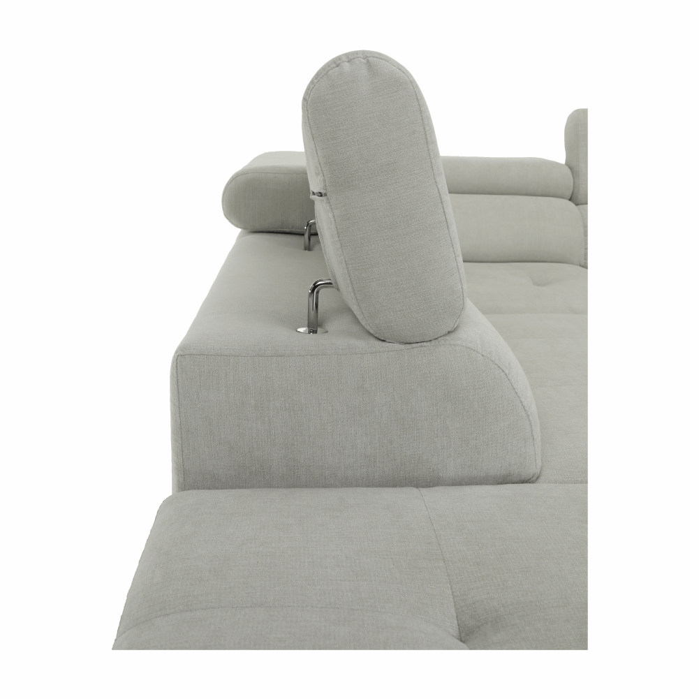 Set canapea, gri deschis, material textil, stanga, BUTON P — imaginea 14