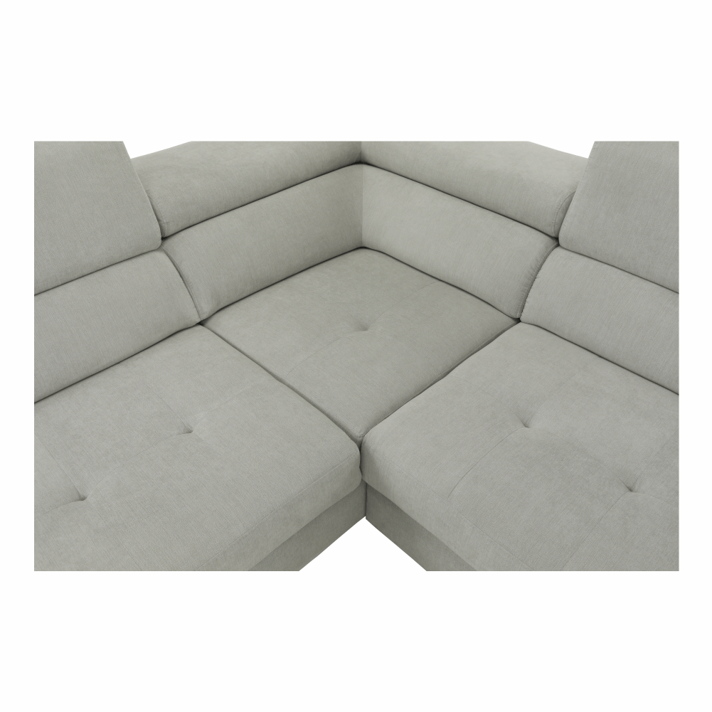 Set canapea, gri deschis, material textil, stanga, BUTON P — imaginea 18