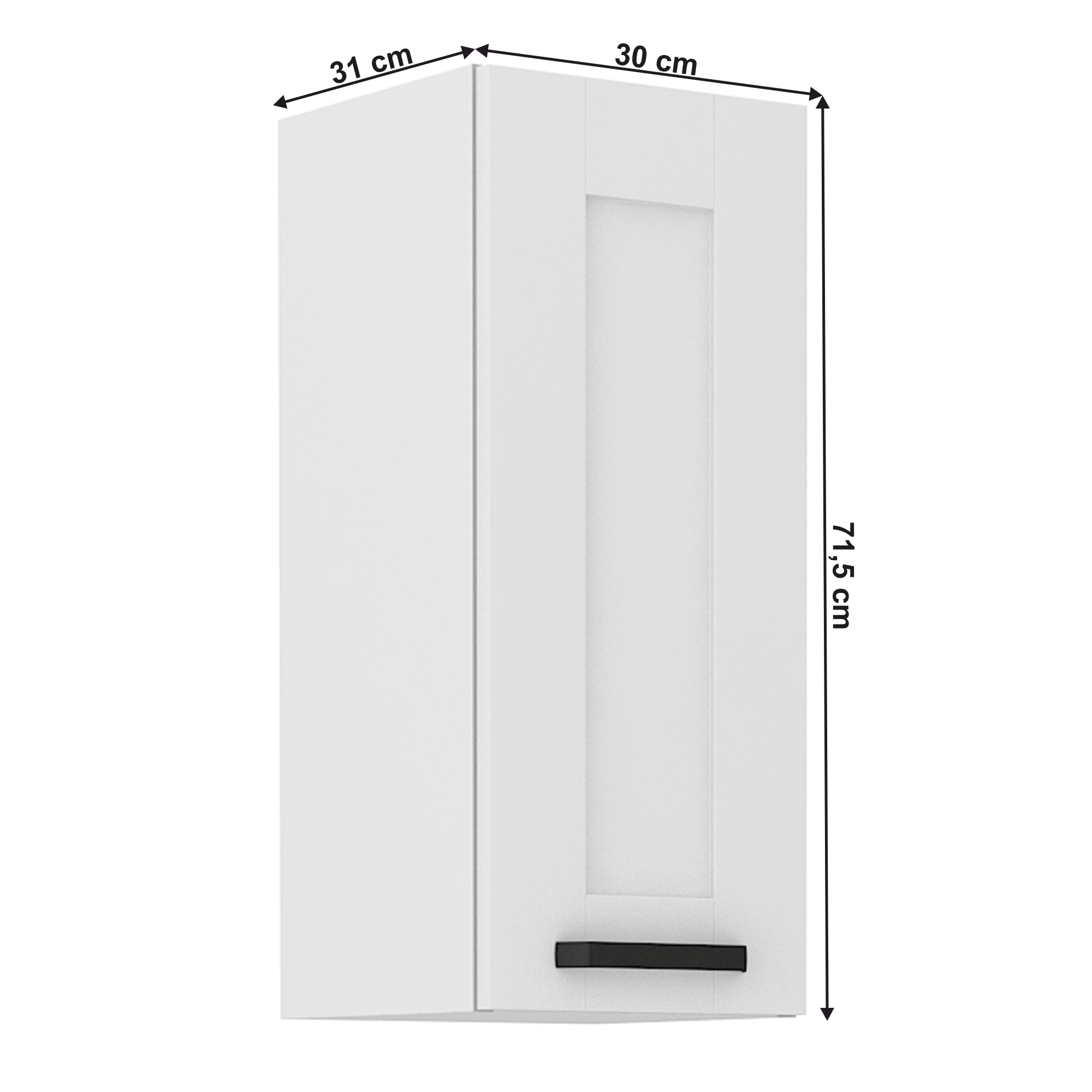 Dulap superior, alb, LULA 30 G-72 1F — imaginea 15