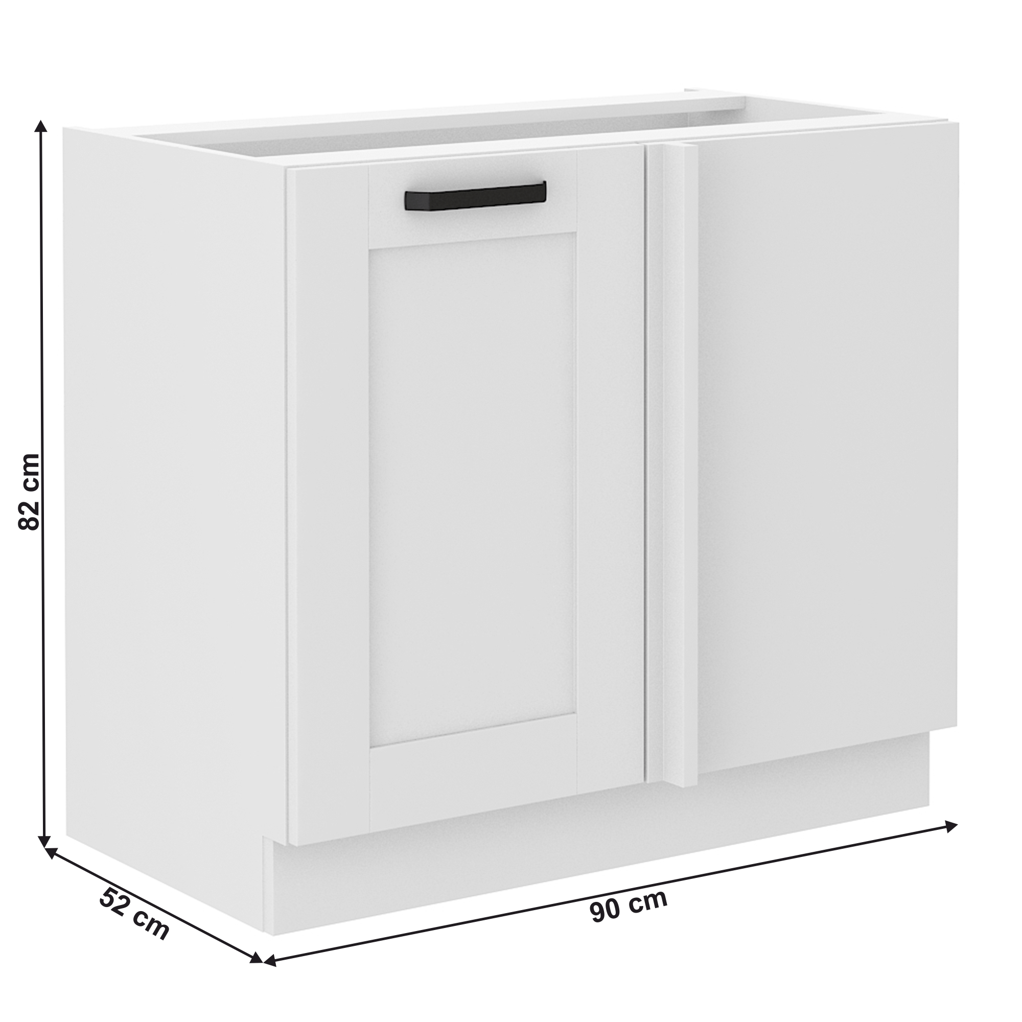 Dulap inferior, alb, LULA 105 ND 1F BB — imaginea 15
