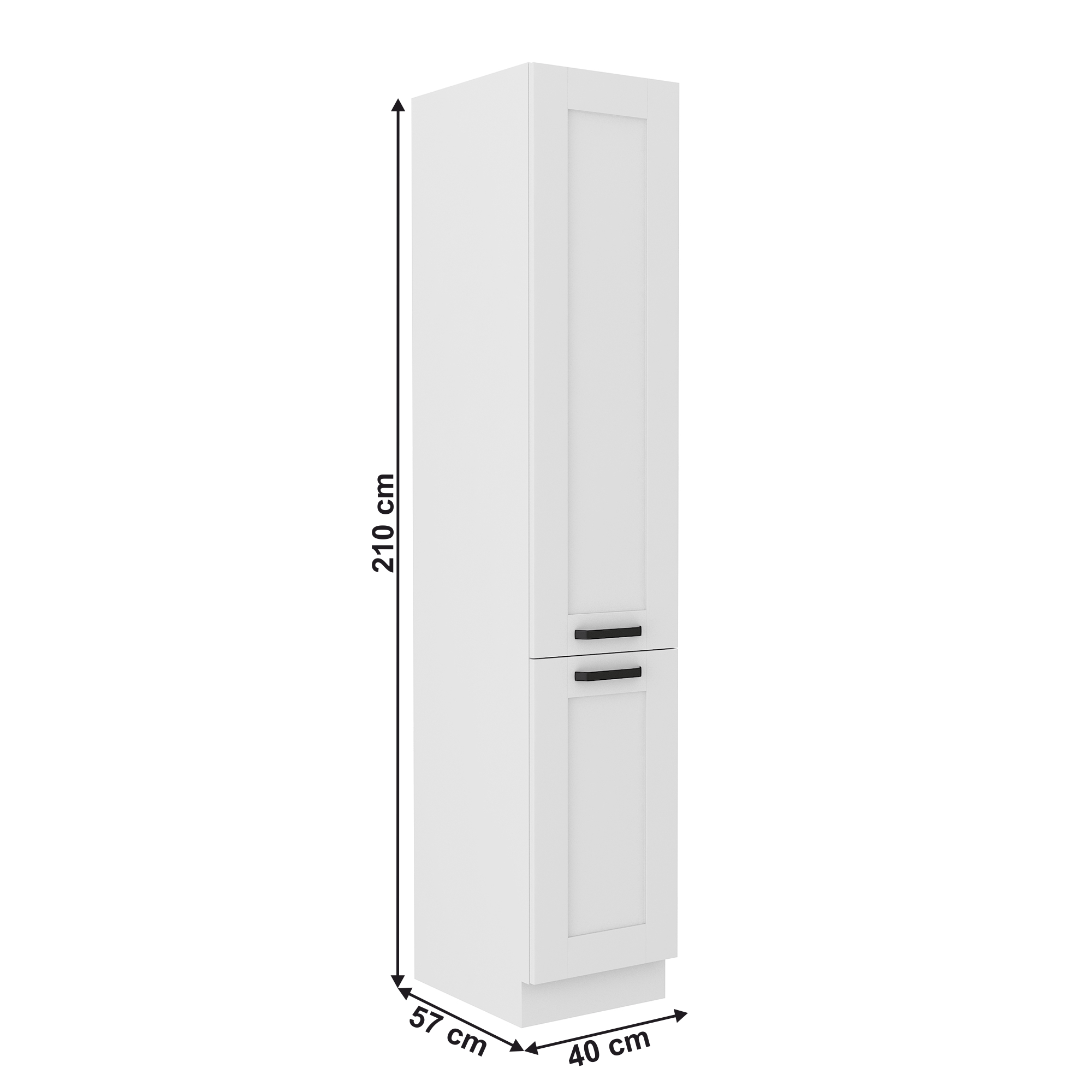 Dulap inalt, alb, LULA 40 DK-210 2F — imaginea 15