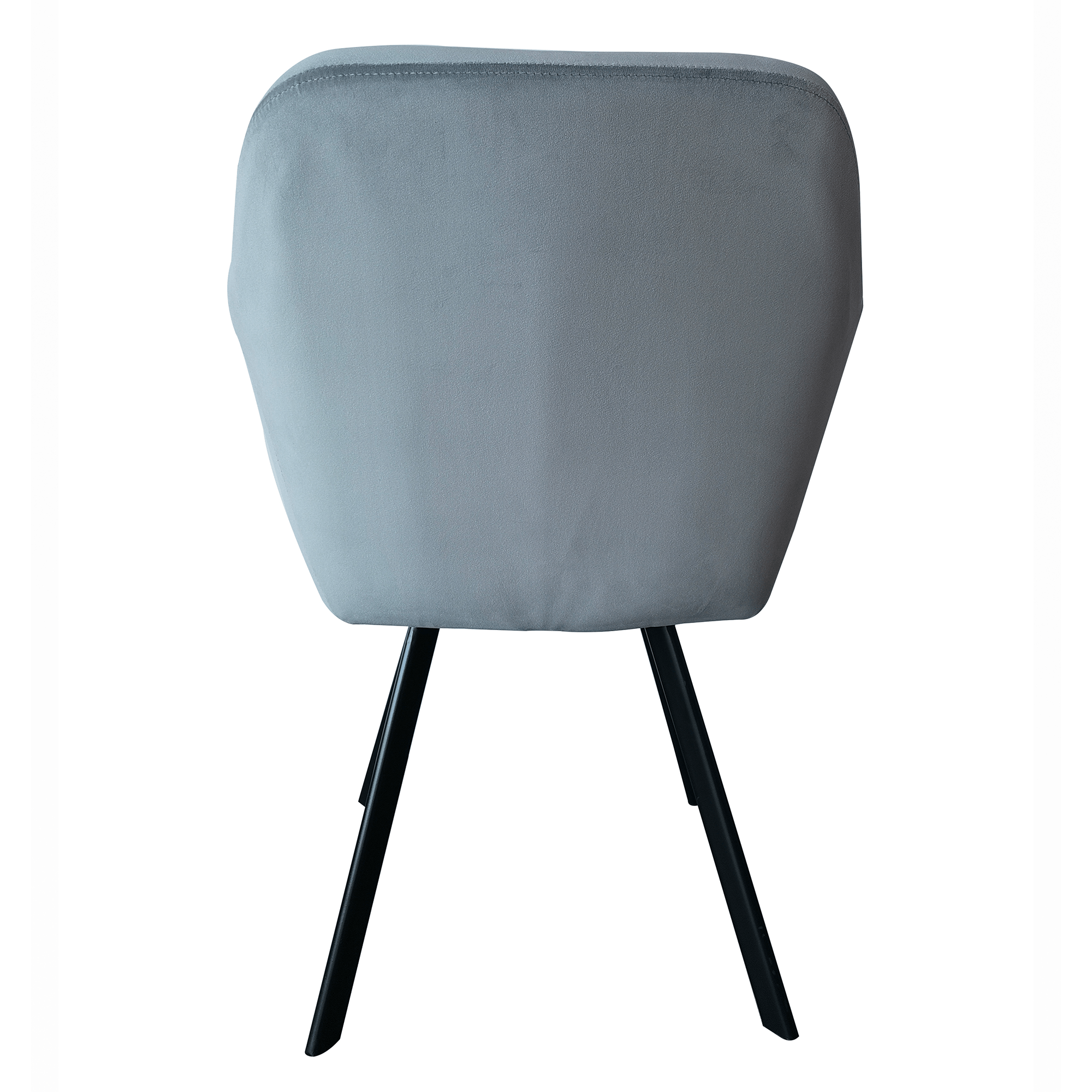 Fotoliu, material de catifea gri/negru, ZERON NEW — imaginea 3