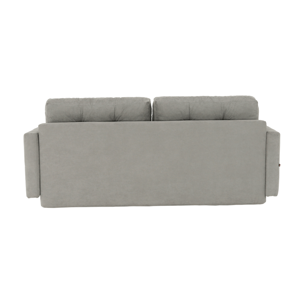 Canapea extensibila, gri textil Queens, AURELIA — imaginea 2