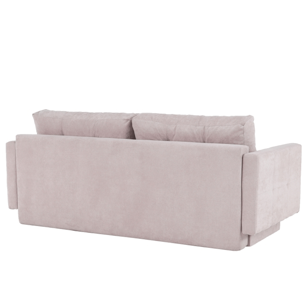 Canapea extensibila, roz antic textil Queens, AURELIA — imaginea 4