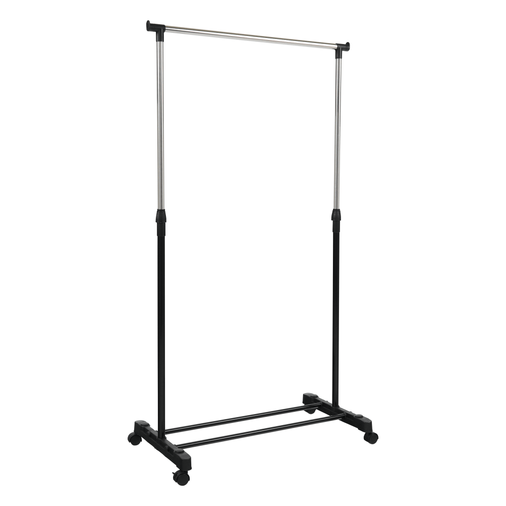 Cuier mobil, inox/plastic negru, DOLFO NEW — imaginea 5