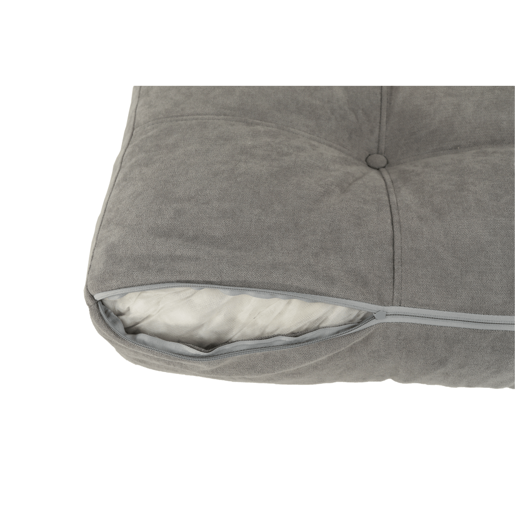 Canapea extensibila, gri textil Queens, AURELIA — imaginea 11