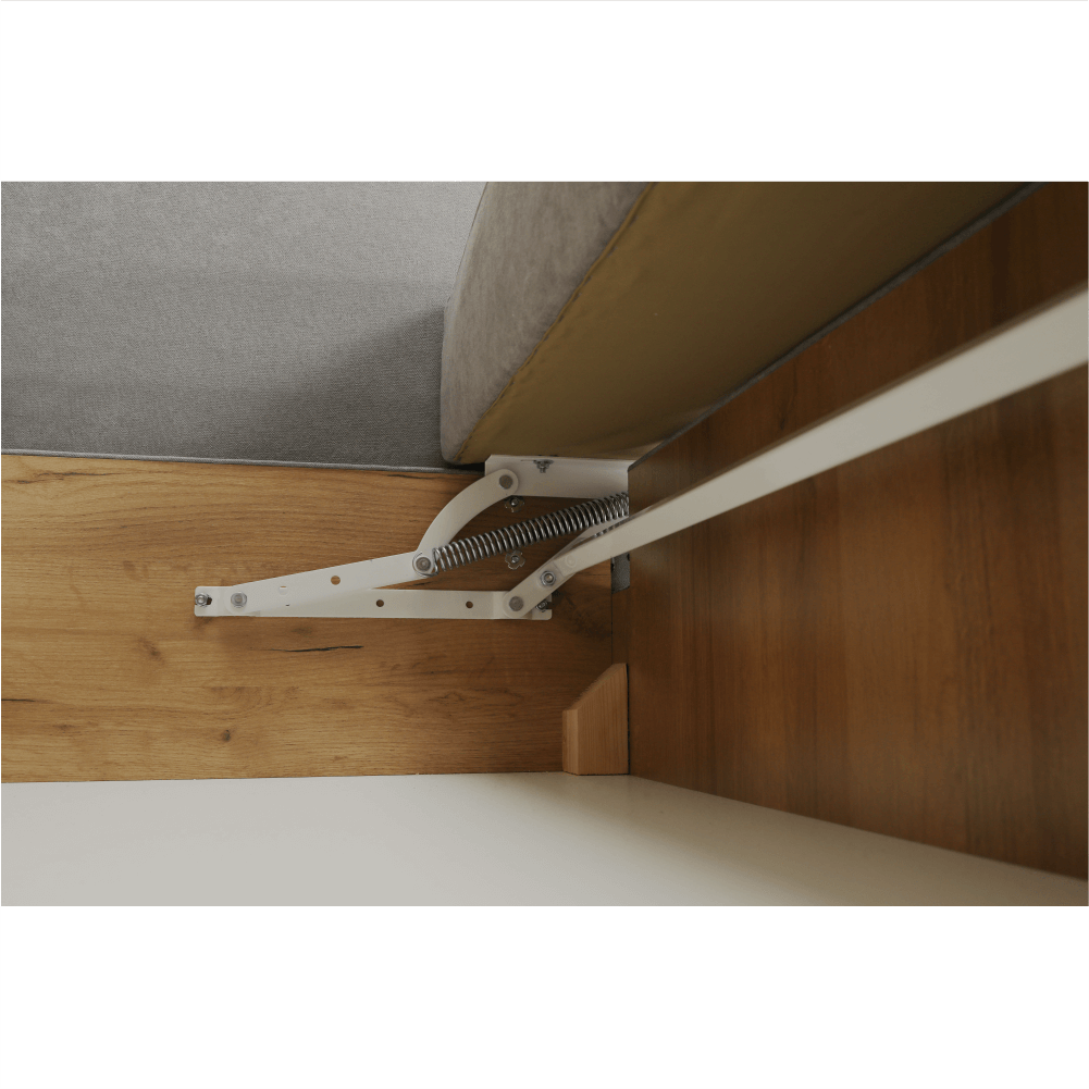 Canapea extensibila, gri textil Queens, AURELIA — imaginea 12