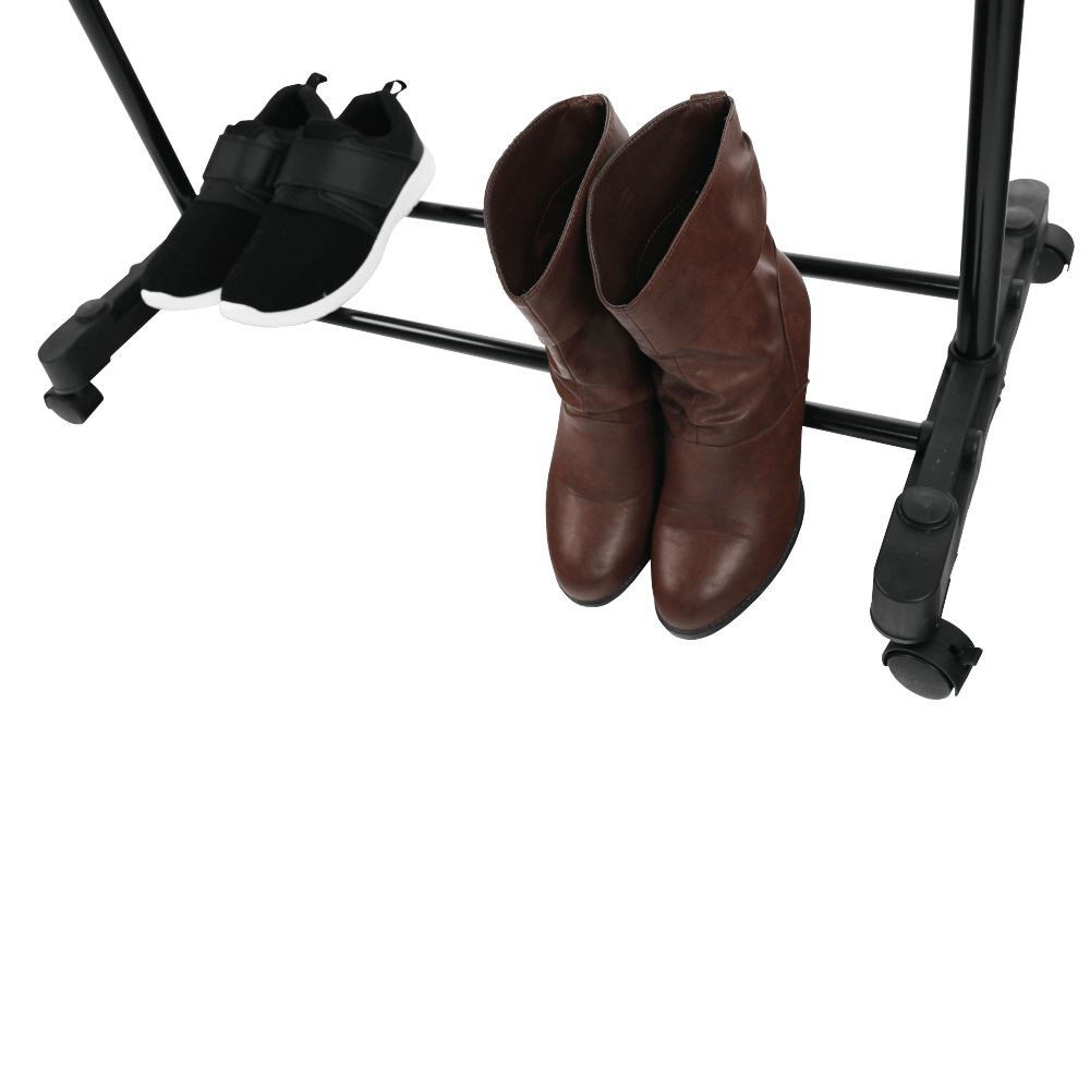 Cuier mobil, inox/plastic negru, DOLFO NEW — imaginea 11