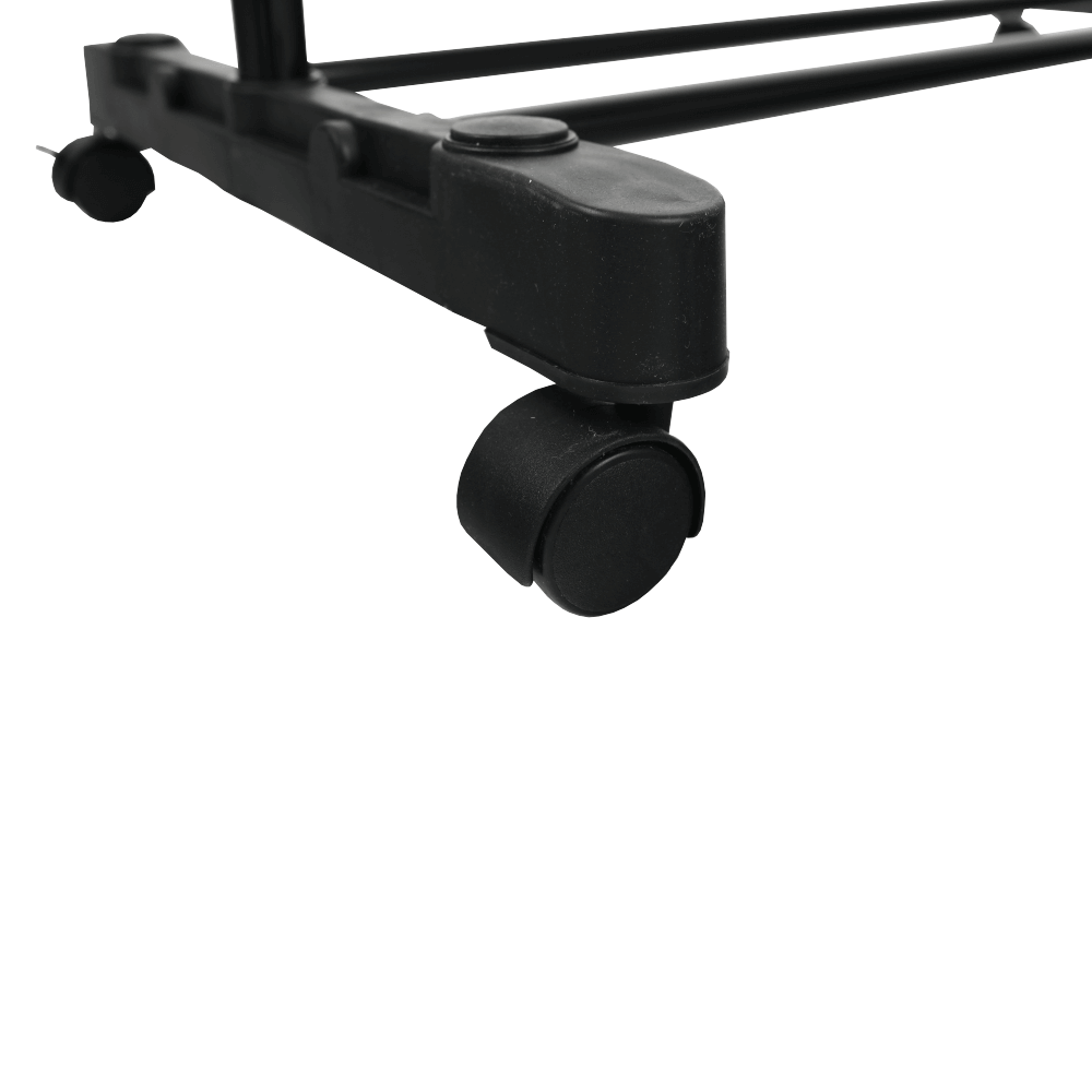 Cuier mobil, inox/plastic negru, DOLFO NEW — imaginea 12