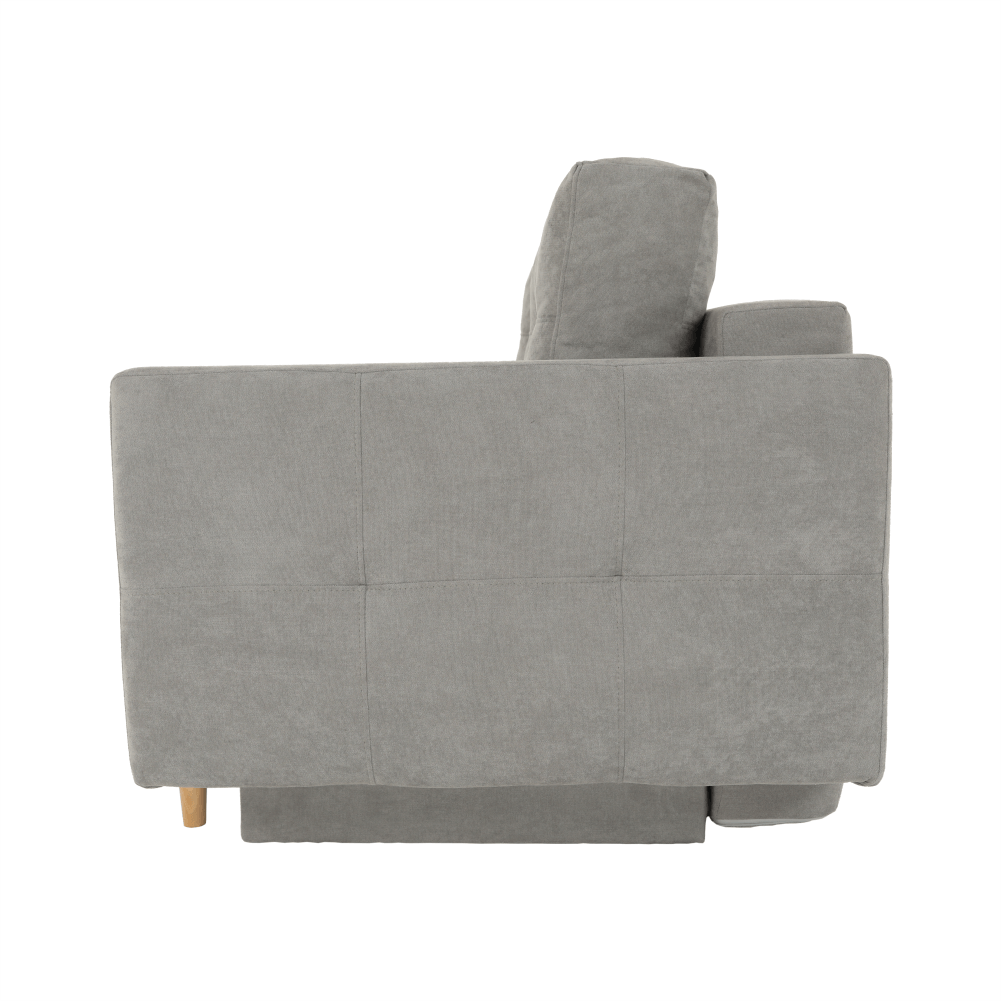 Canapea extensibila, gri textil Queens, AURELIA — imaginea 17