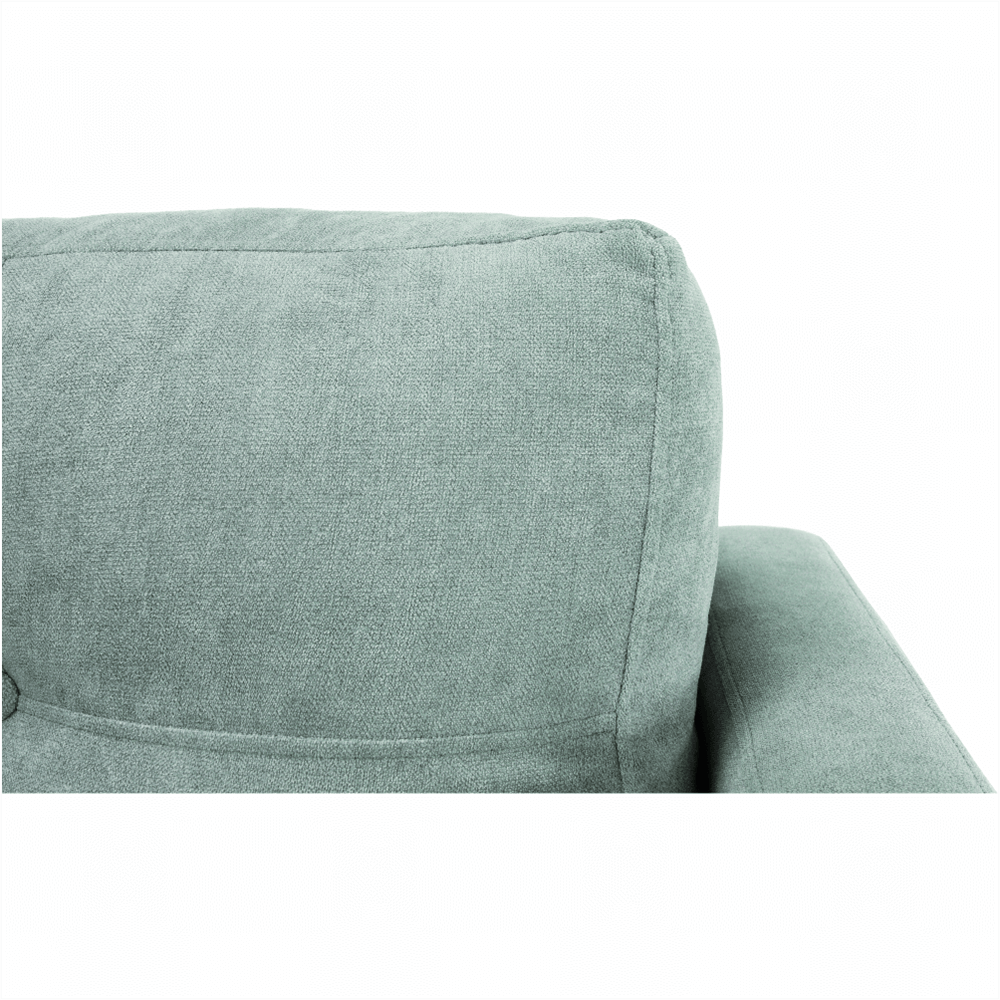 Canapea extensibila, verde menta textil Queens, AURELIA — imaginea 14